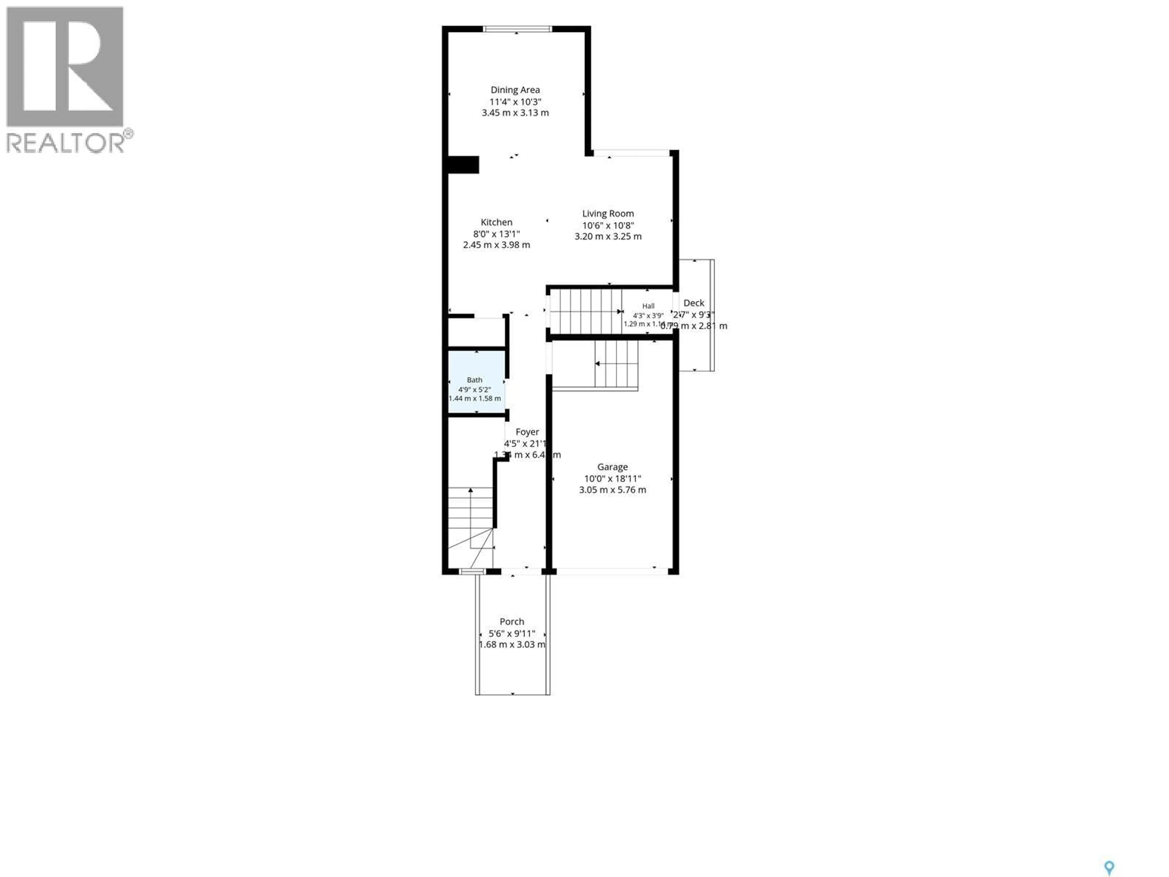 Floor plan for 1220 H AVENUE, Saskatoon Saskatchewan S7L2E2