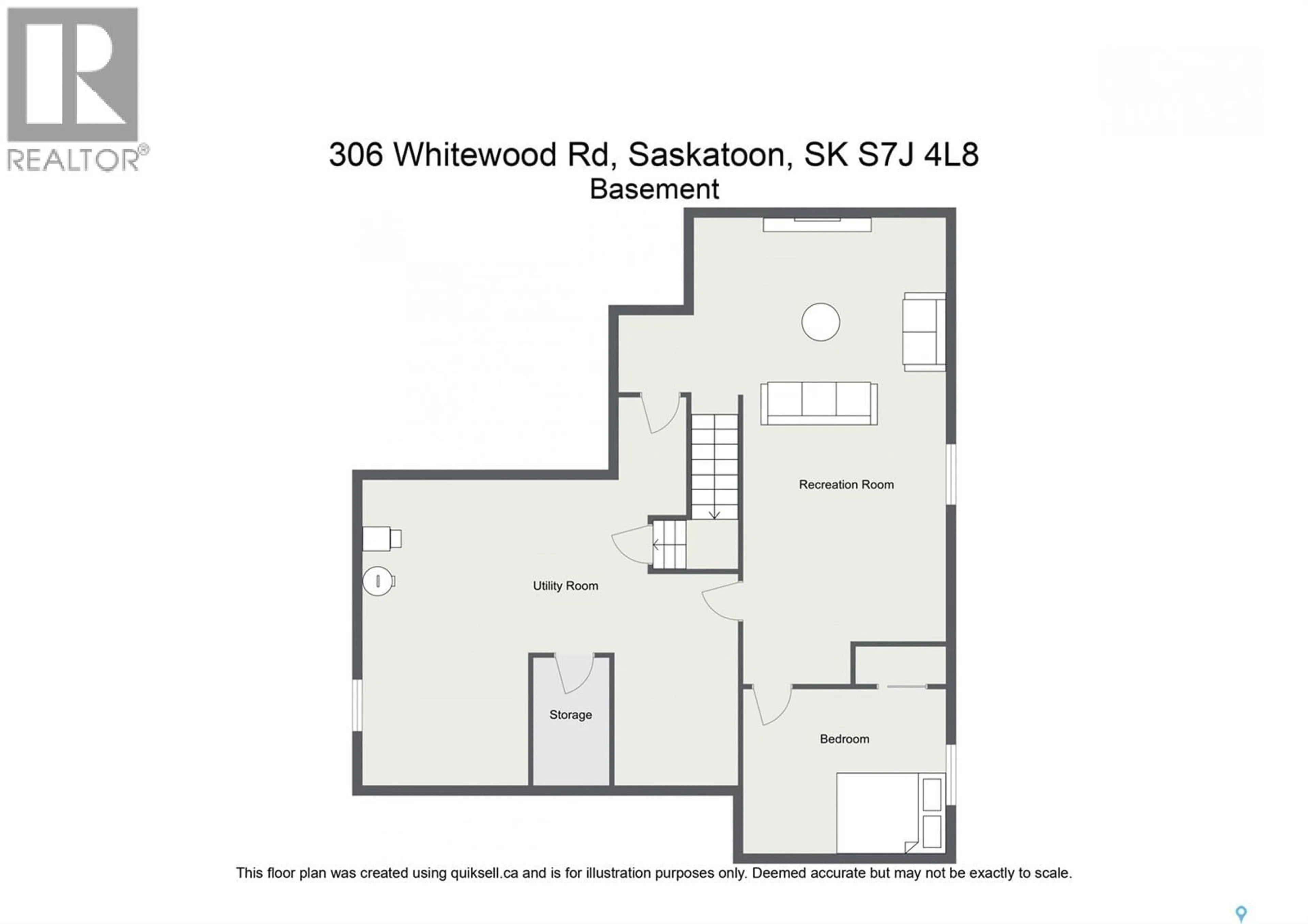 Floor plan for 306 WHITEWOOD ROAD, Saskatoon Saskatchewan S7J4L8
