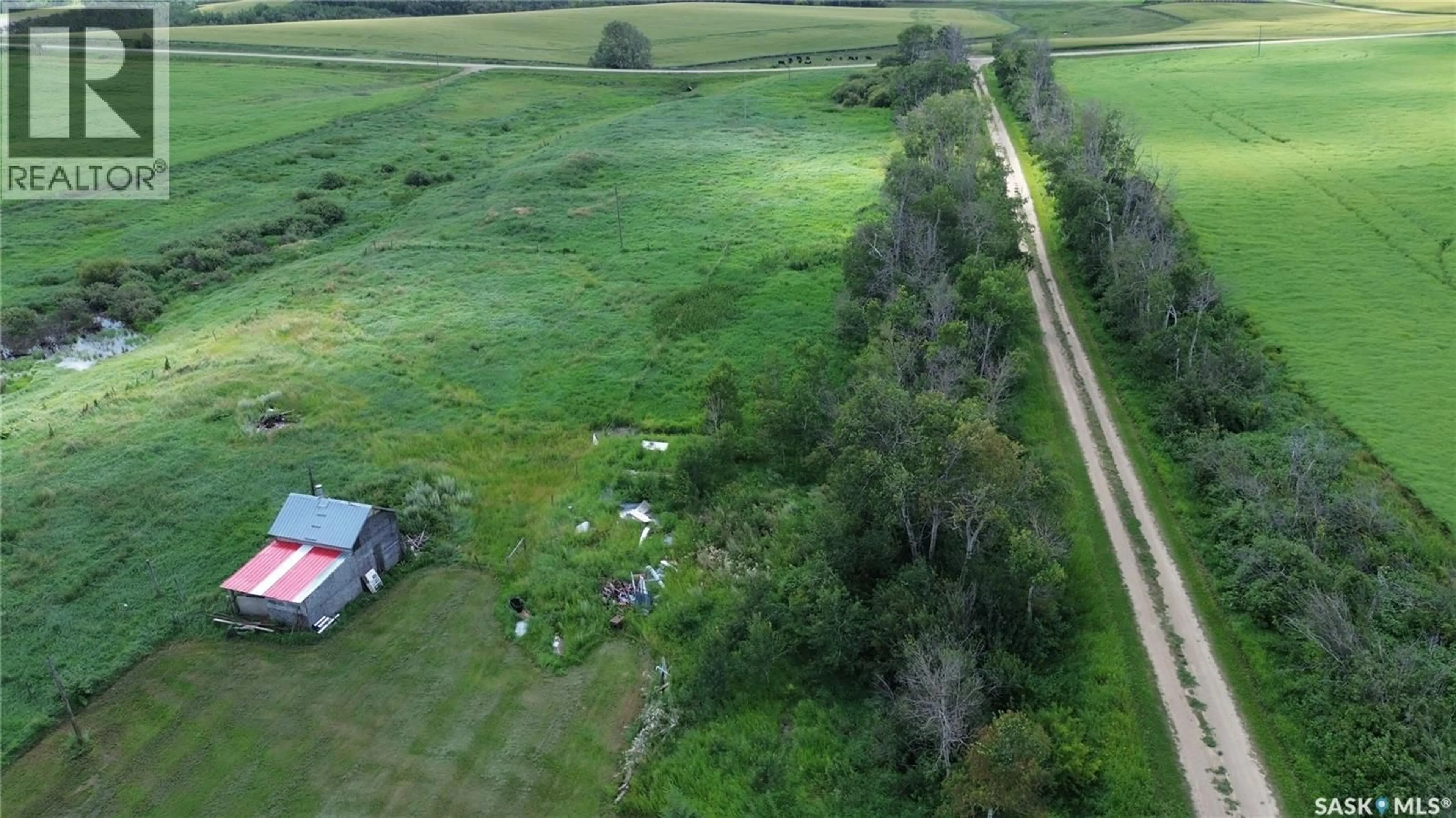 A pic from outside/outdoor area/front of a property/back of a property/a pic from drone, unknown for 40 ACRE KAMSACK ACREAGE, Cote Rm No. 271 Saskatchewan S0A1S0