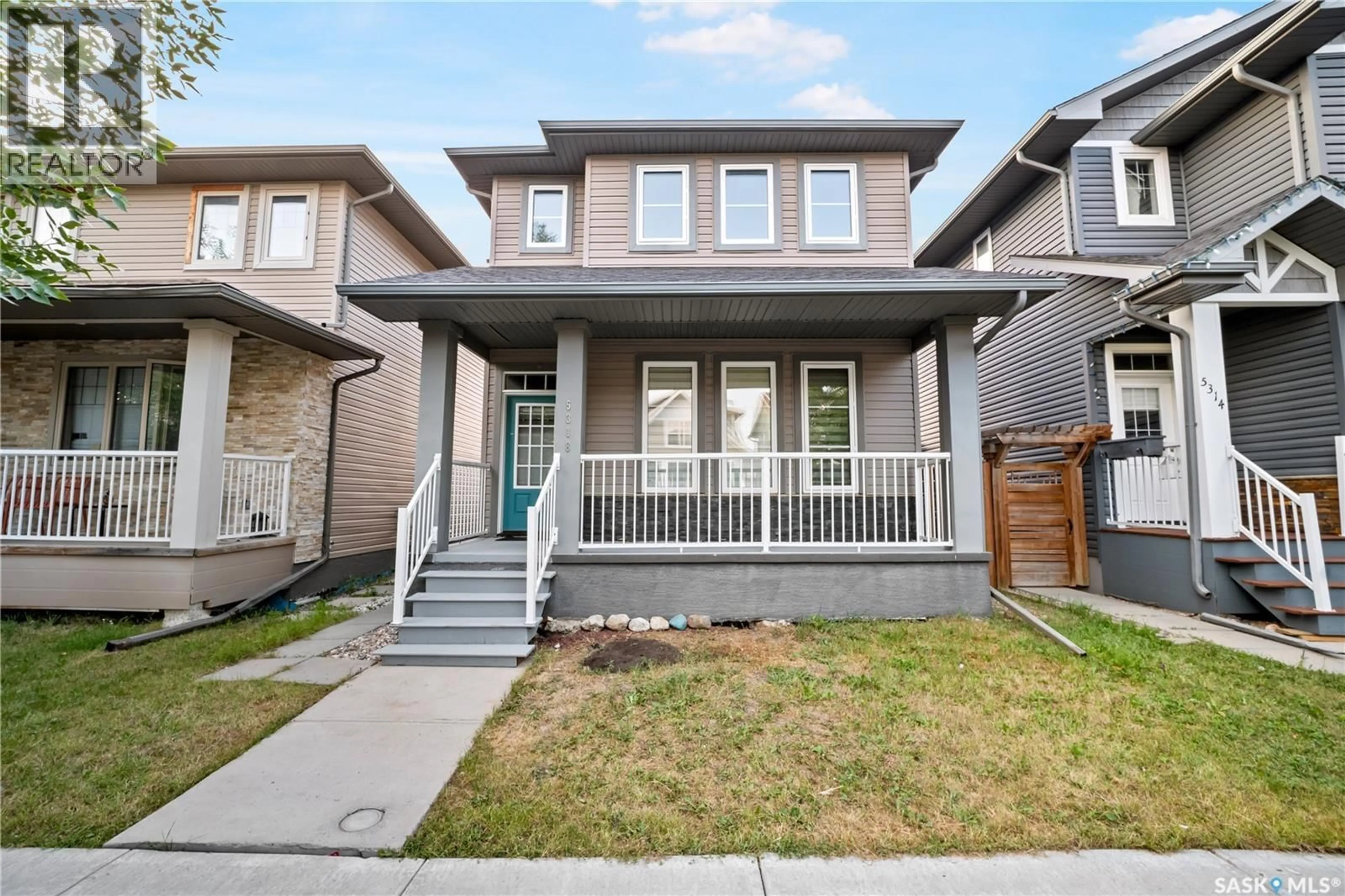 Home with vinyl exterior material, street for 5318 WHEREATT ROAD, Regina Saskatchewan S4W0N3