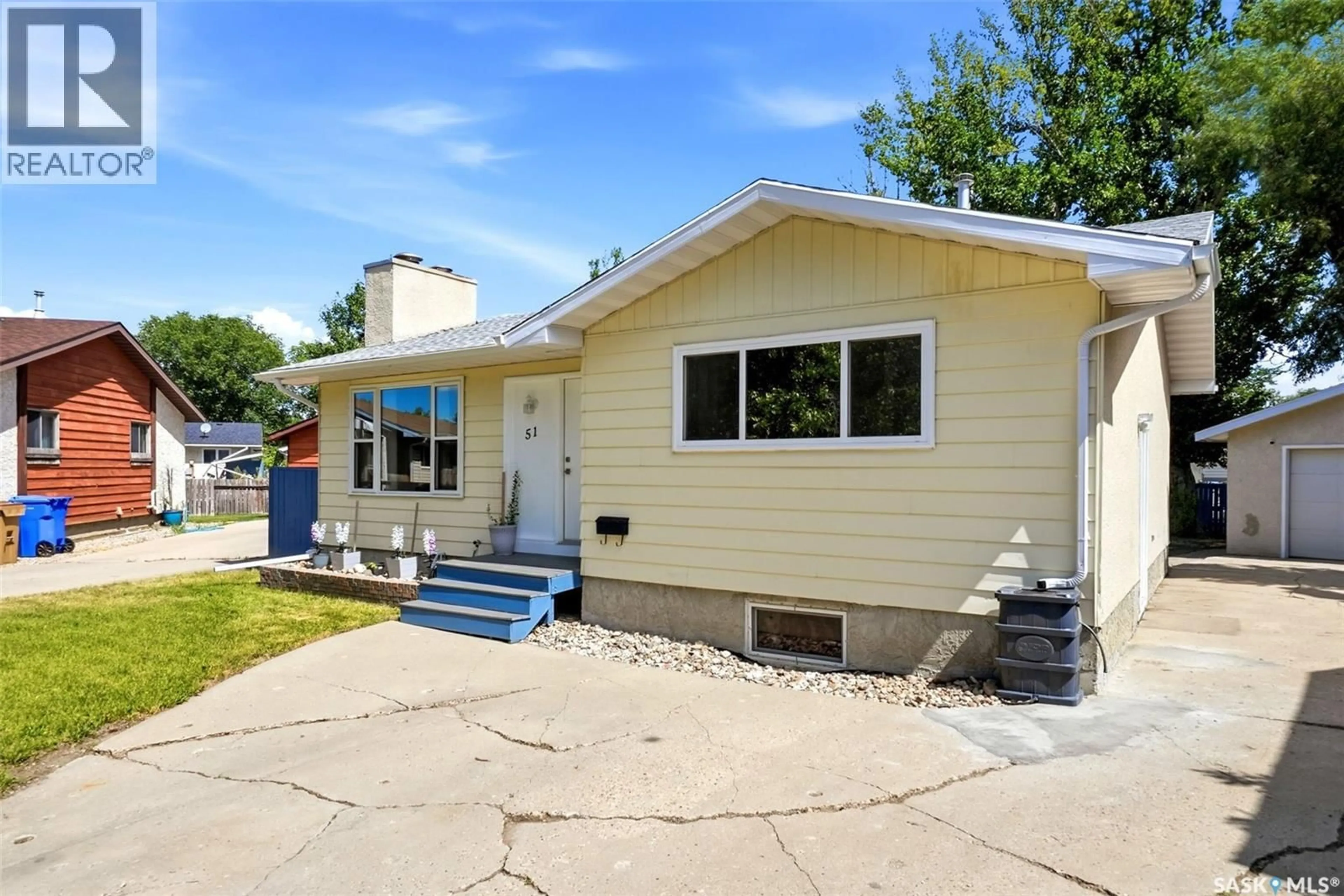 Home with vinyl exterior material, street for 51 MARTINAC CRESCENT, Regina Saskatchewan S4X1R5