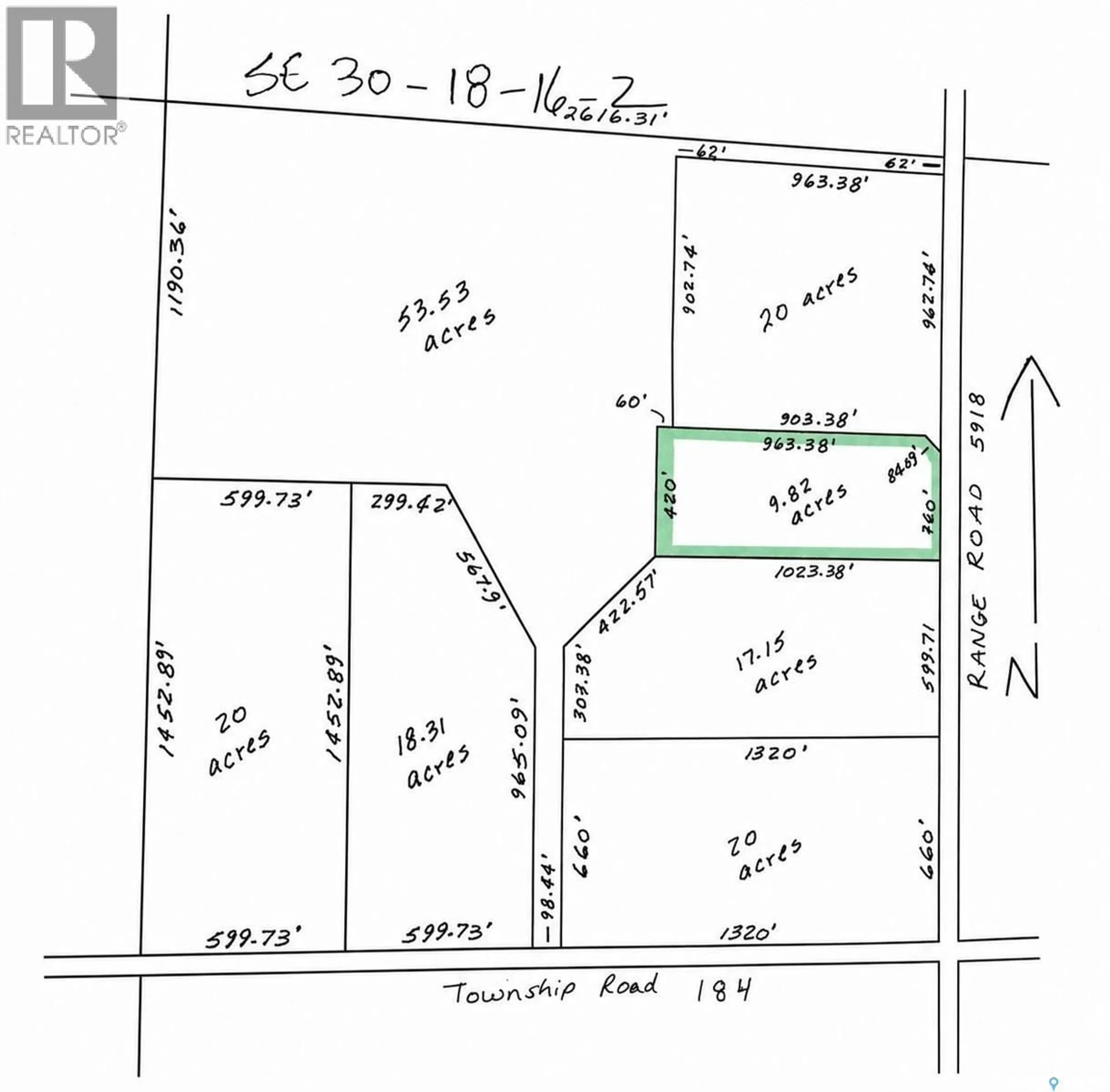 Floor plan for GRONICK ACREAGE R.M., South Qu'Appelle Rm No. 157 Saskatchewan S0G0E0
