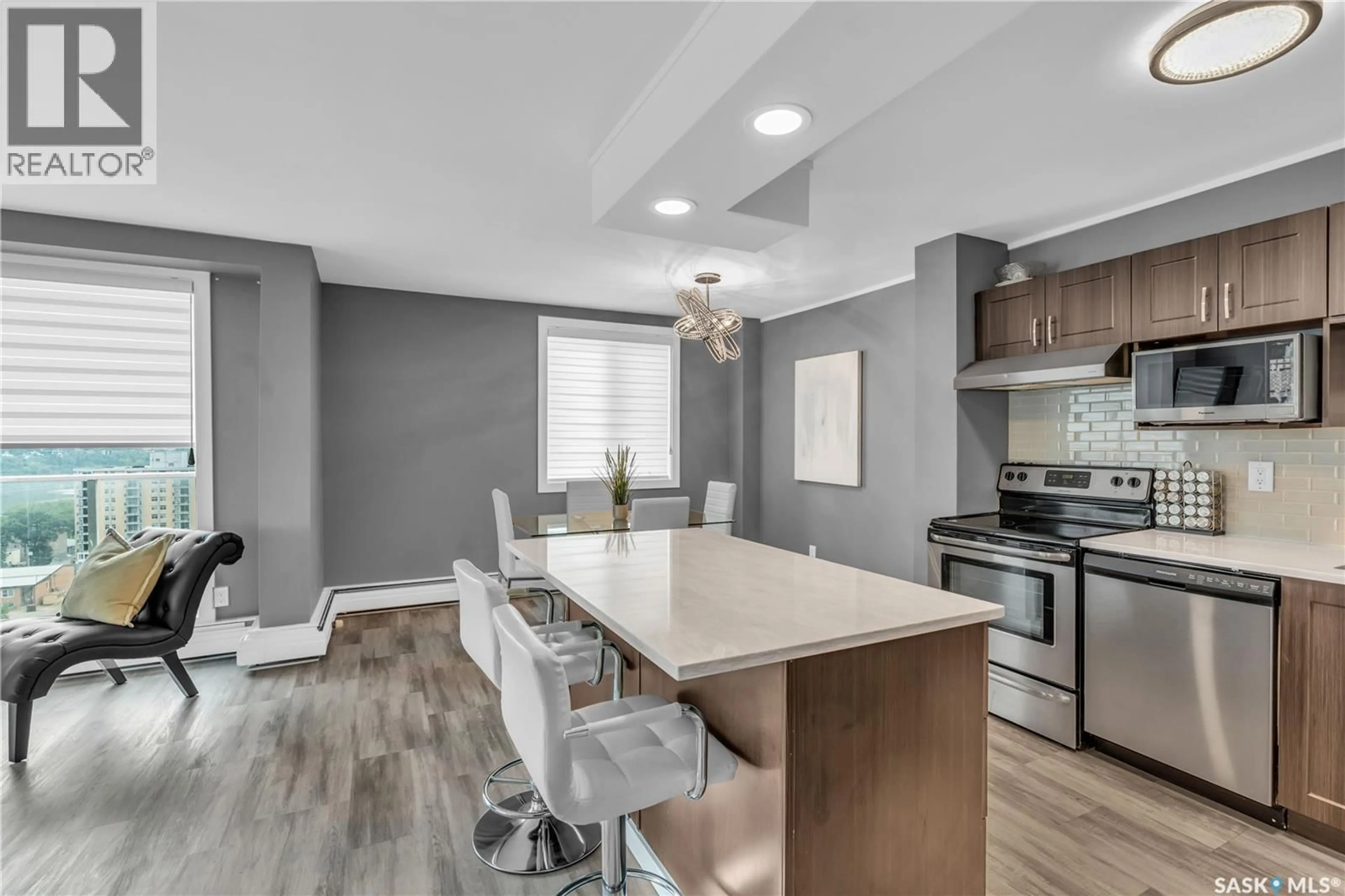 Open concept kitchen, unknown for 320 - 1606 5TH AVENUE N, Saskatoon Saskatchewan S7K2P5