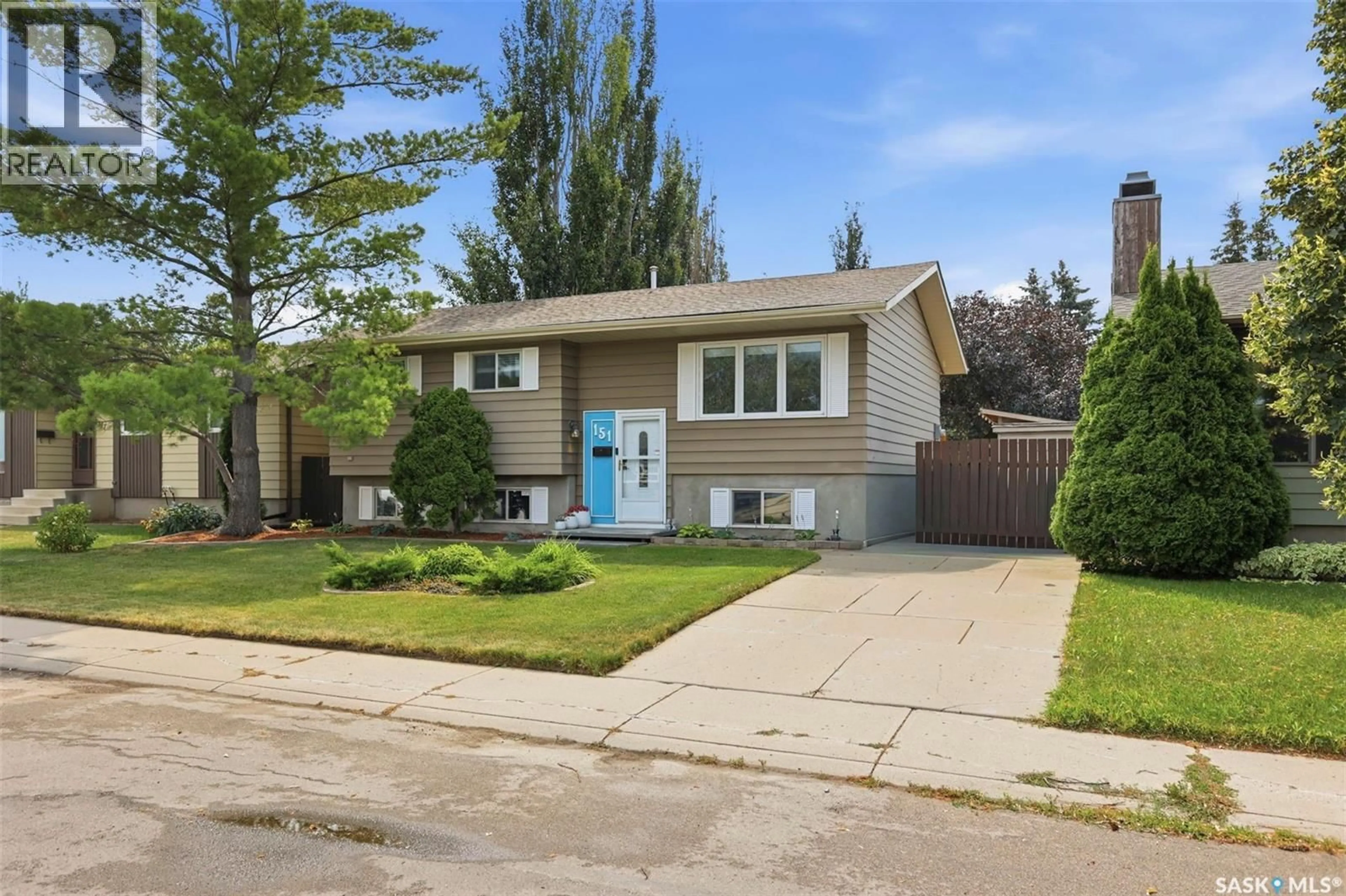 Home with vinyl exterior material, street for 151 MAKAROFF ROAD, Saskatoon Saskatchewan S7L6R6