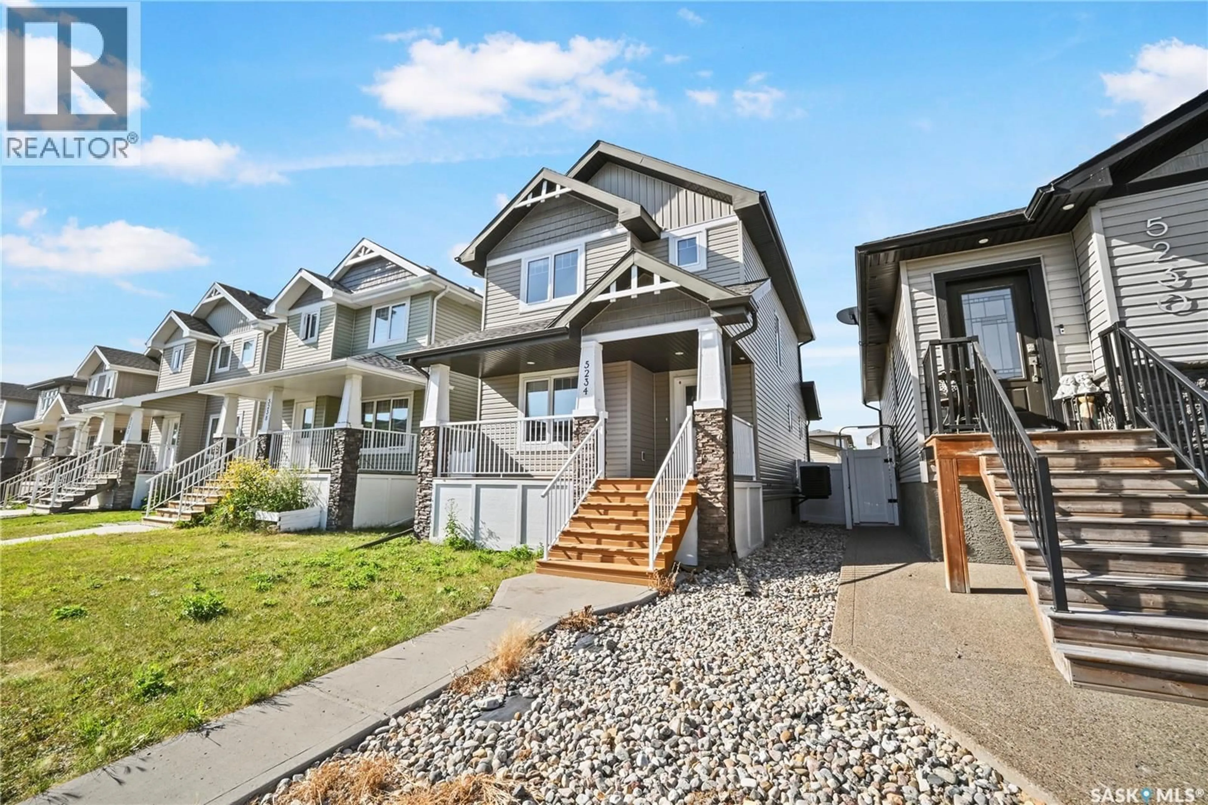 Home with vinyl exterior material, street for 5234 CAMPLING AVENUE, Regina Saskatchewan S4W0L8