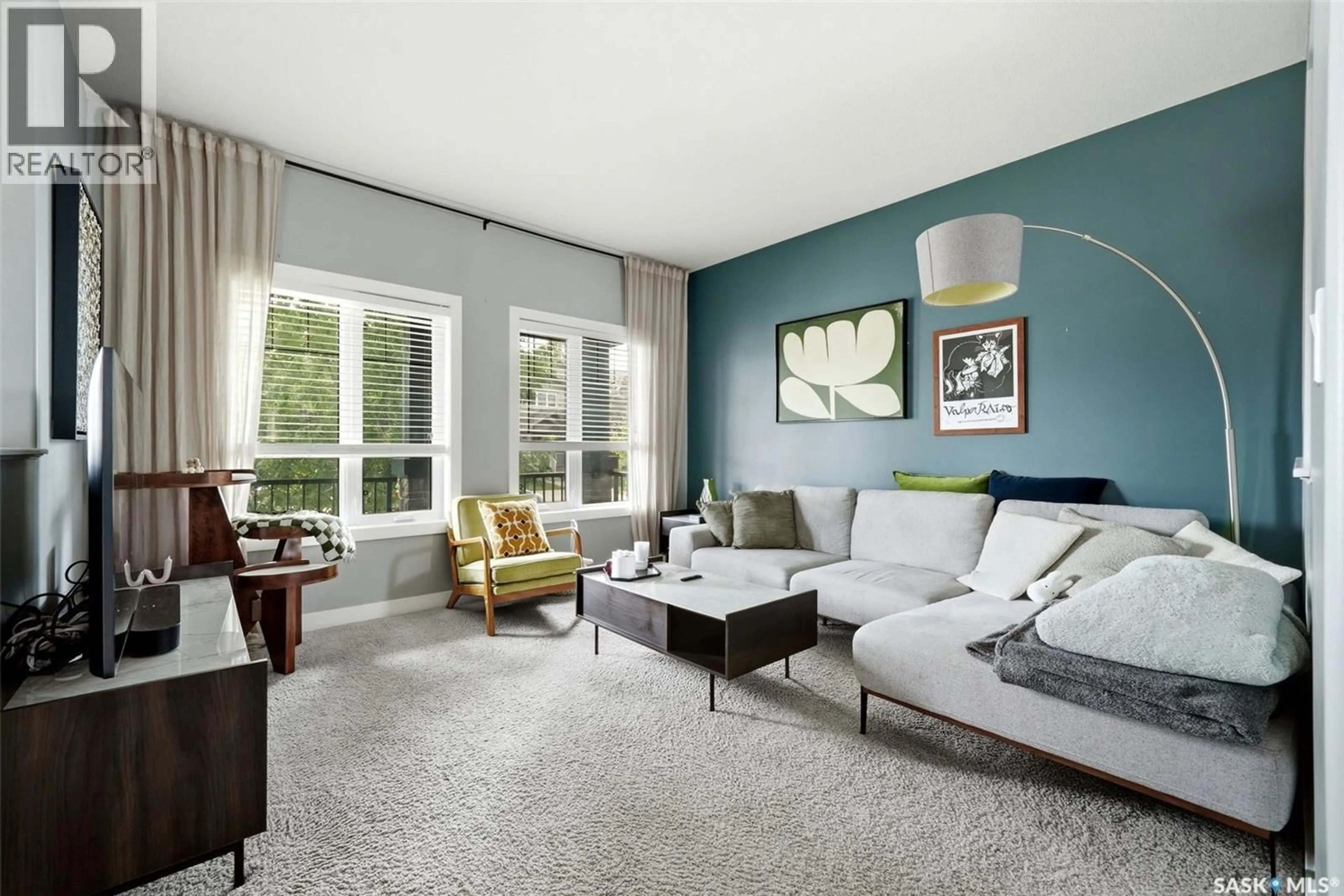 Living room with furniture, carpet floor for 3661 GREEN BANK ROAD, Regina Saskatchewan S4V1M2