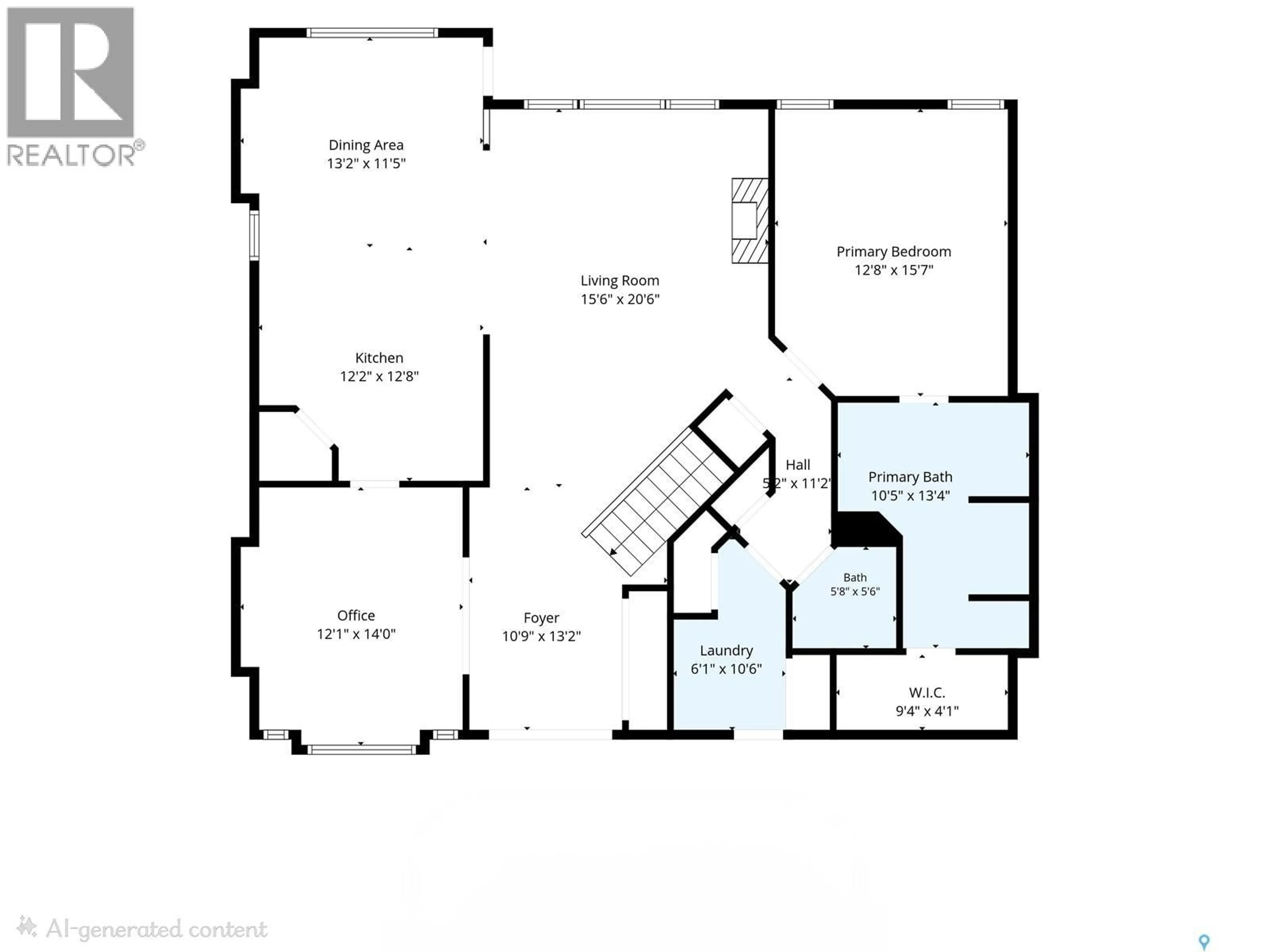 Floor plan for 102 BROOKDALE CRESCENT, Saskatoon Saskatchewan S7V1K5
