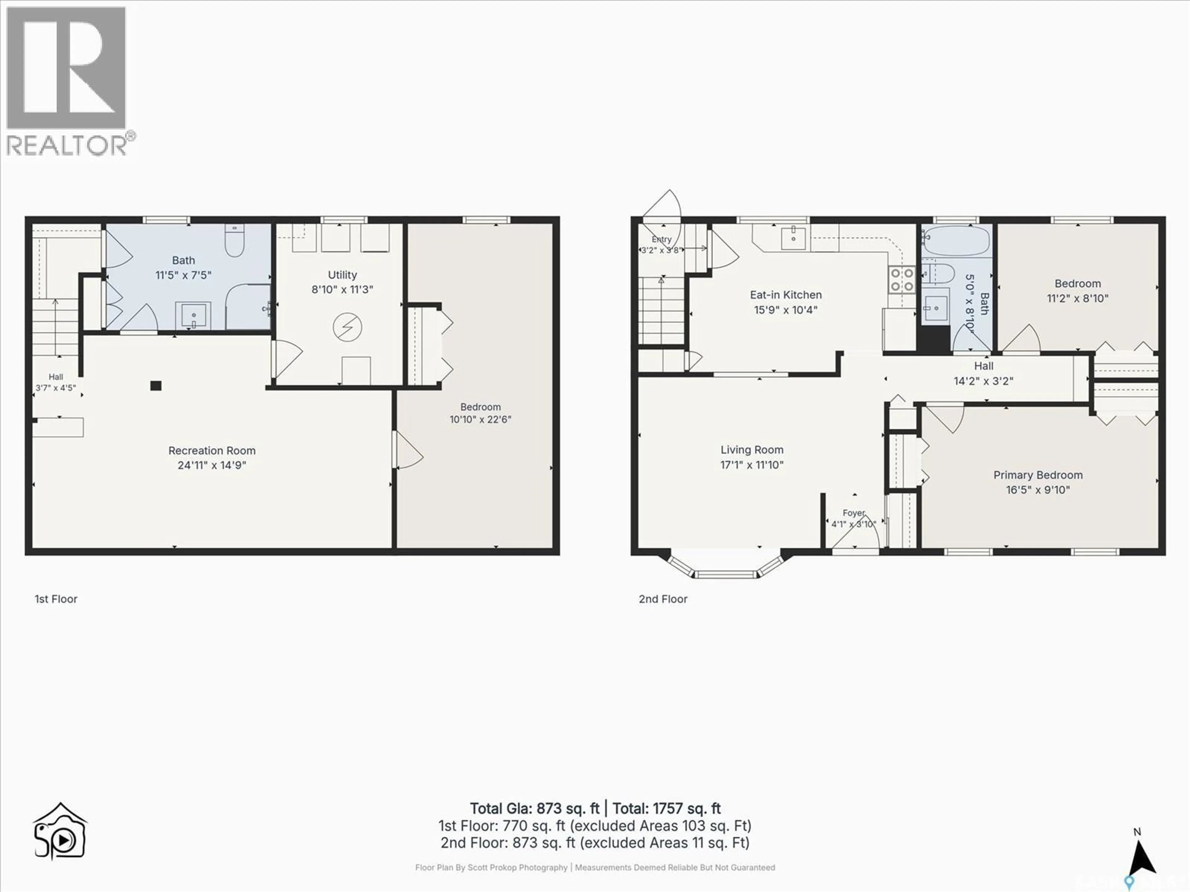 Floor plan for 2010 37TH STREET, Saskatoon Saskatchewan S7L4E3