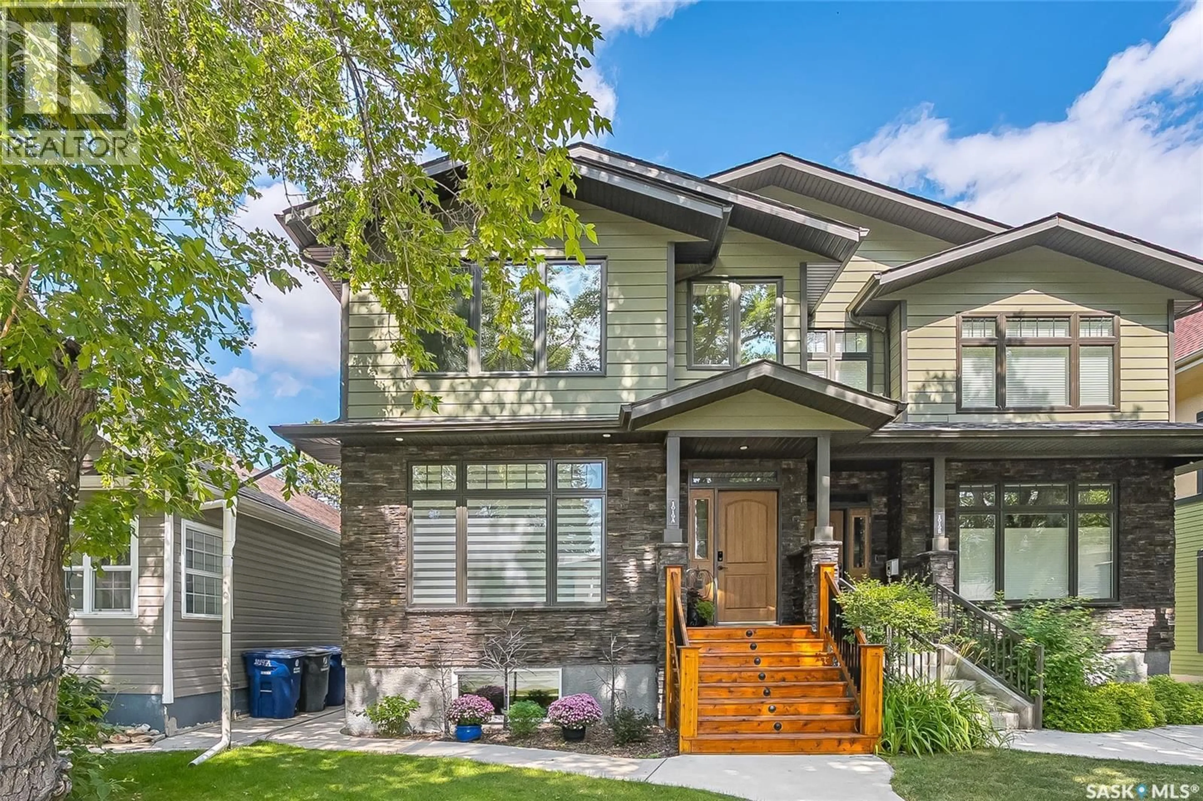Home with brick exterior material, street for 1019A 10TH STREET, Saskatoon Saskatchewan S7H0H8