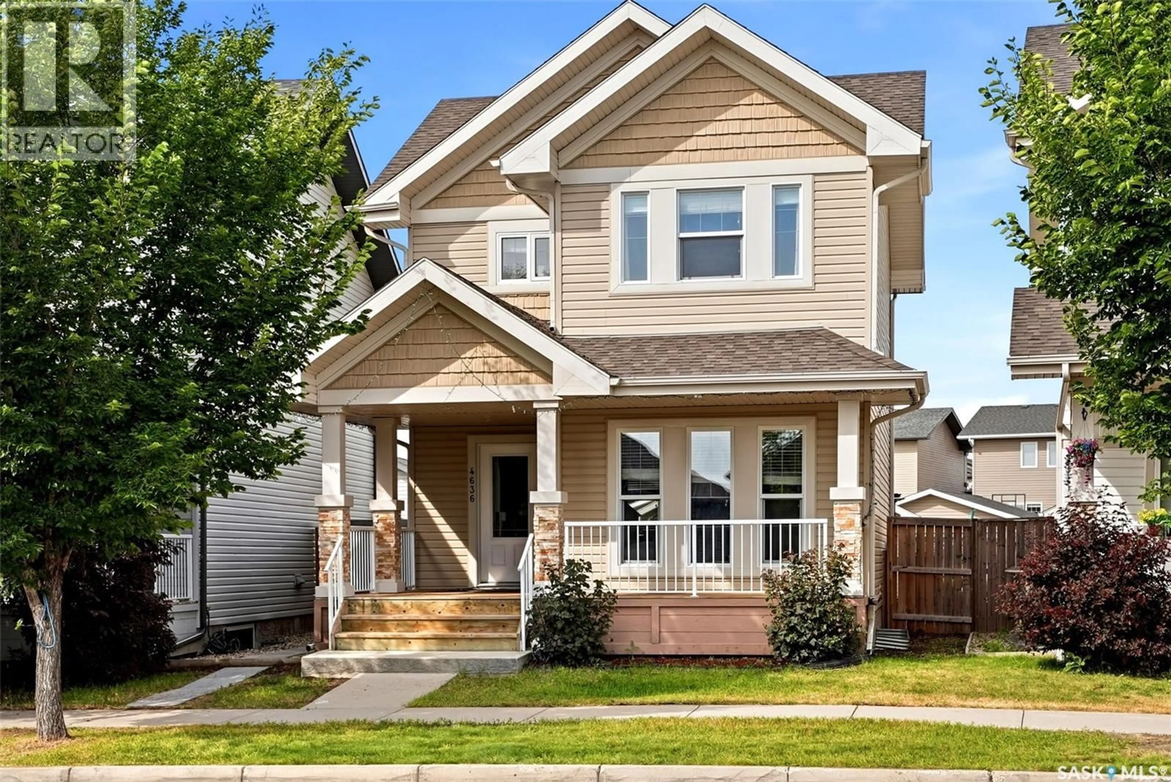 Home with brick exterior material, street for 4636 JAMES HILL ROAD, Regina Saskatchewan S4W0C7