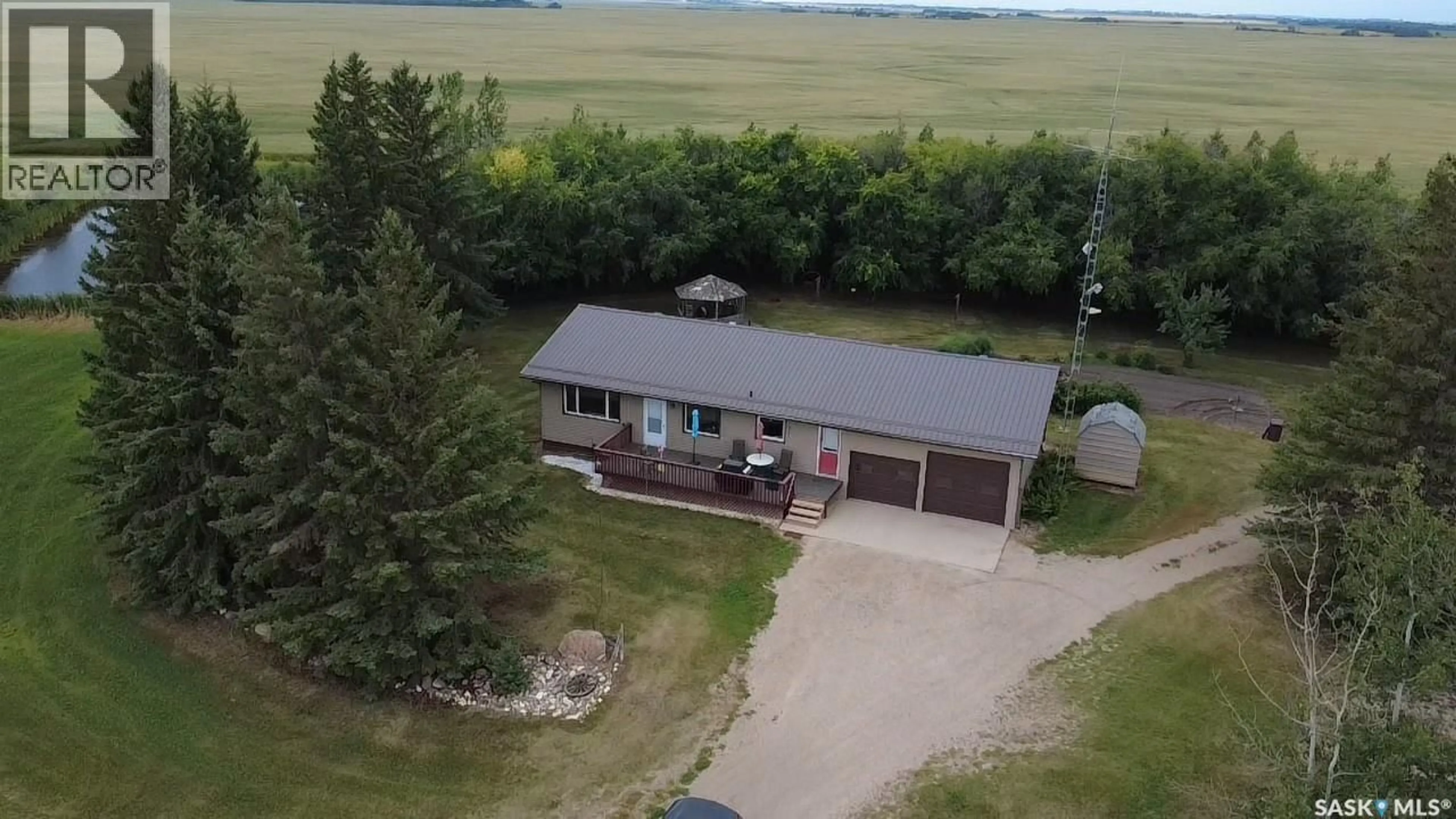 A pic from outside/outdoor area/front of a property/back of a property/a pic from drone, unknown for TISDALE ACREAGE, Connaught Rm No. 457 Saskatchewan S0E1T0