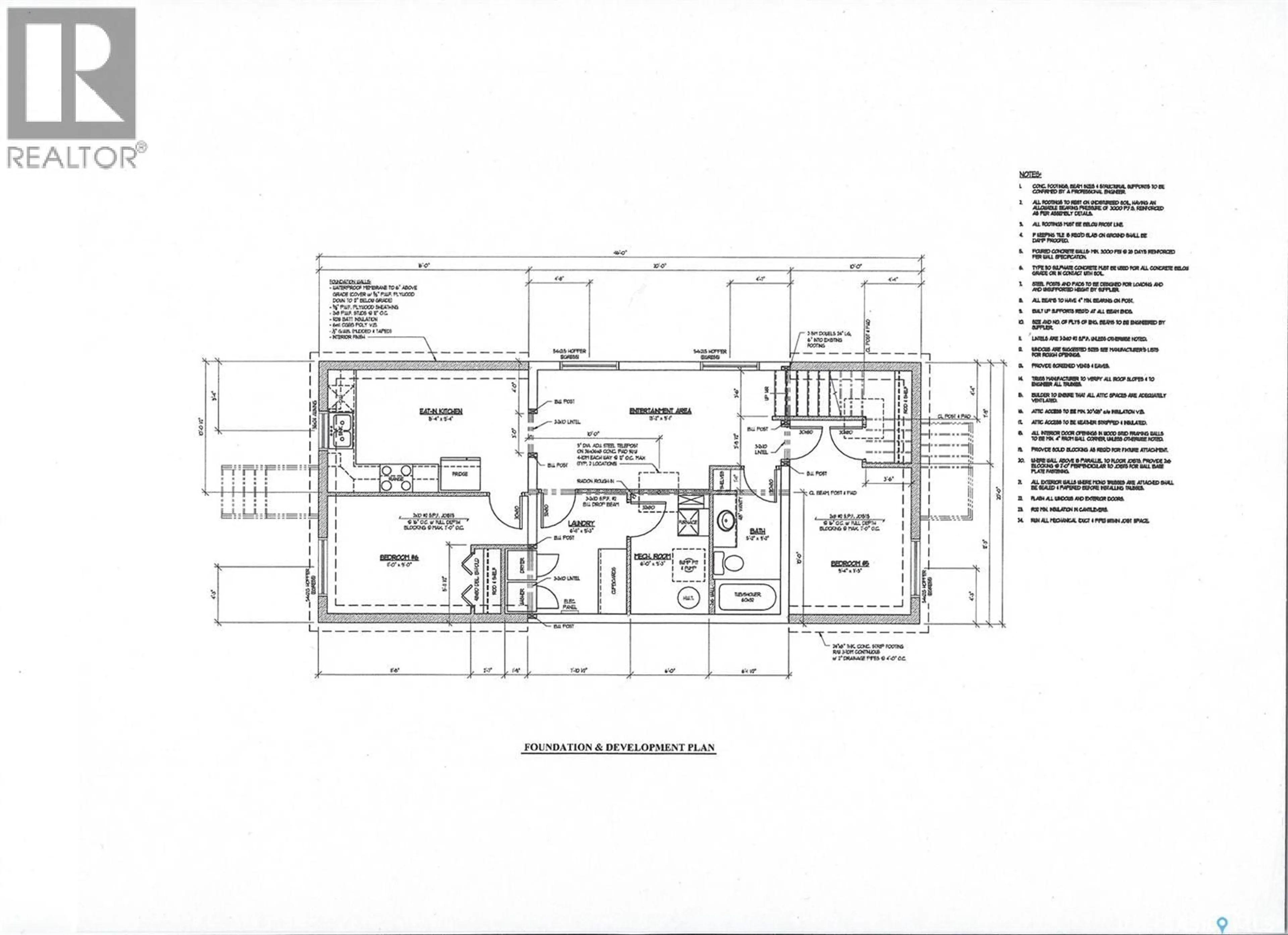 Floor plan for 1913 20TH STREET, Saskatoon Saskatchewan S7M1A3