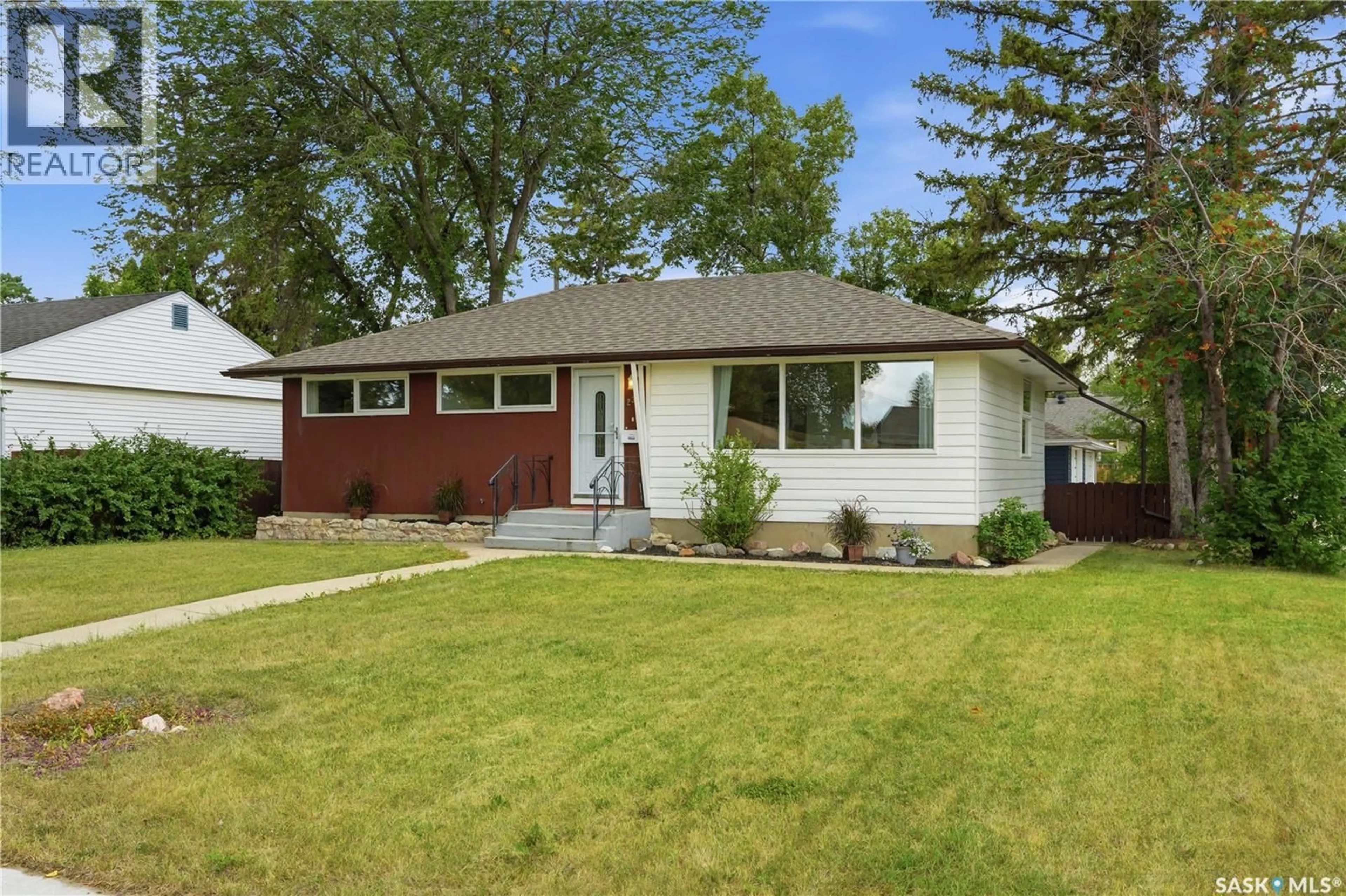 Home with vinyl exterior material, street for 2302 HANOVER AVENUE, Saskatoon Saskatchewan S7J1E6