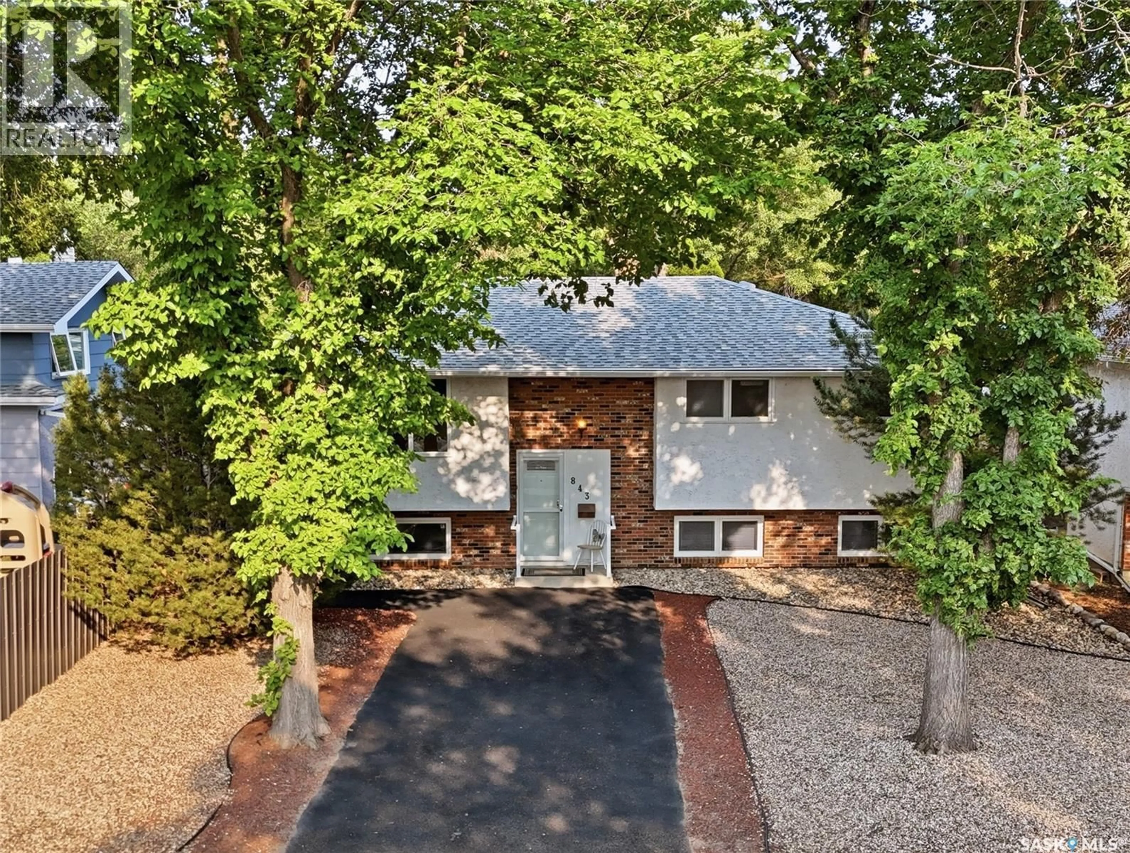 A pic from outside/outdoor area/front of a property/back of a property/a pic from drone, street for 843 MCINTOSH STREET, Regina Saskatchewan S4R6H1