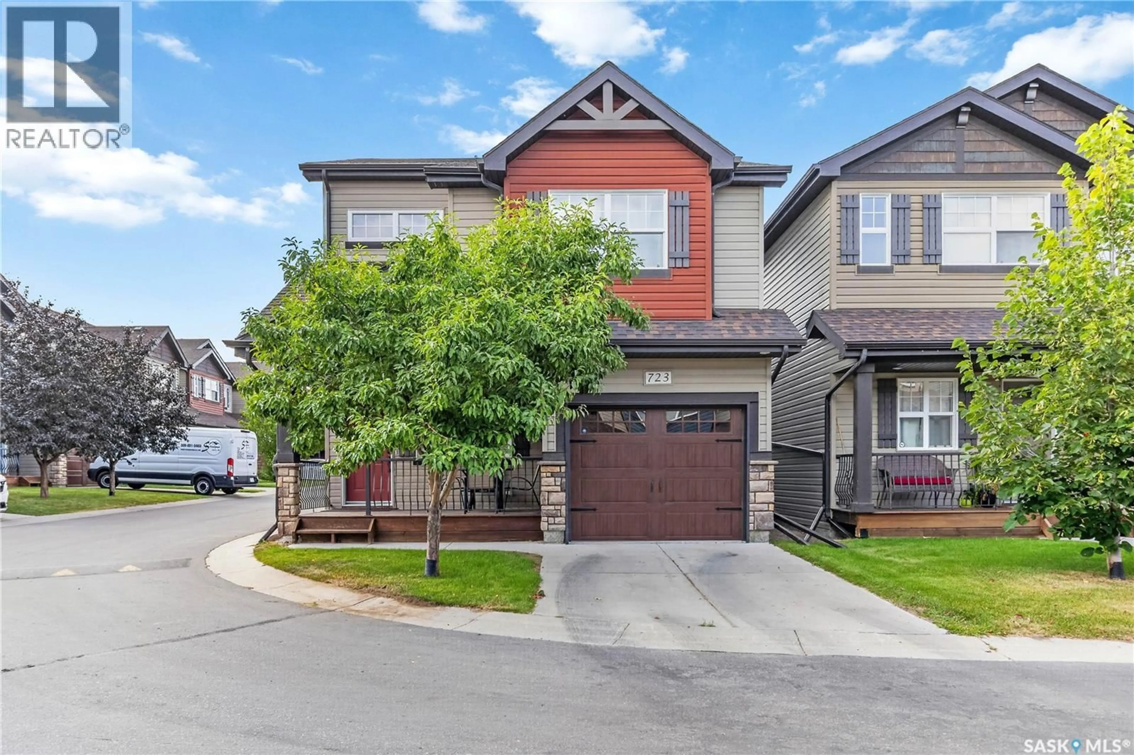 Home with brick exterior material, street for 723 150 LANGLOIS WAY, Saskatoon Saskatchewan S7T1C8