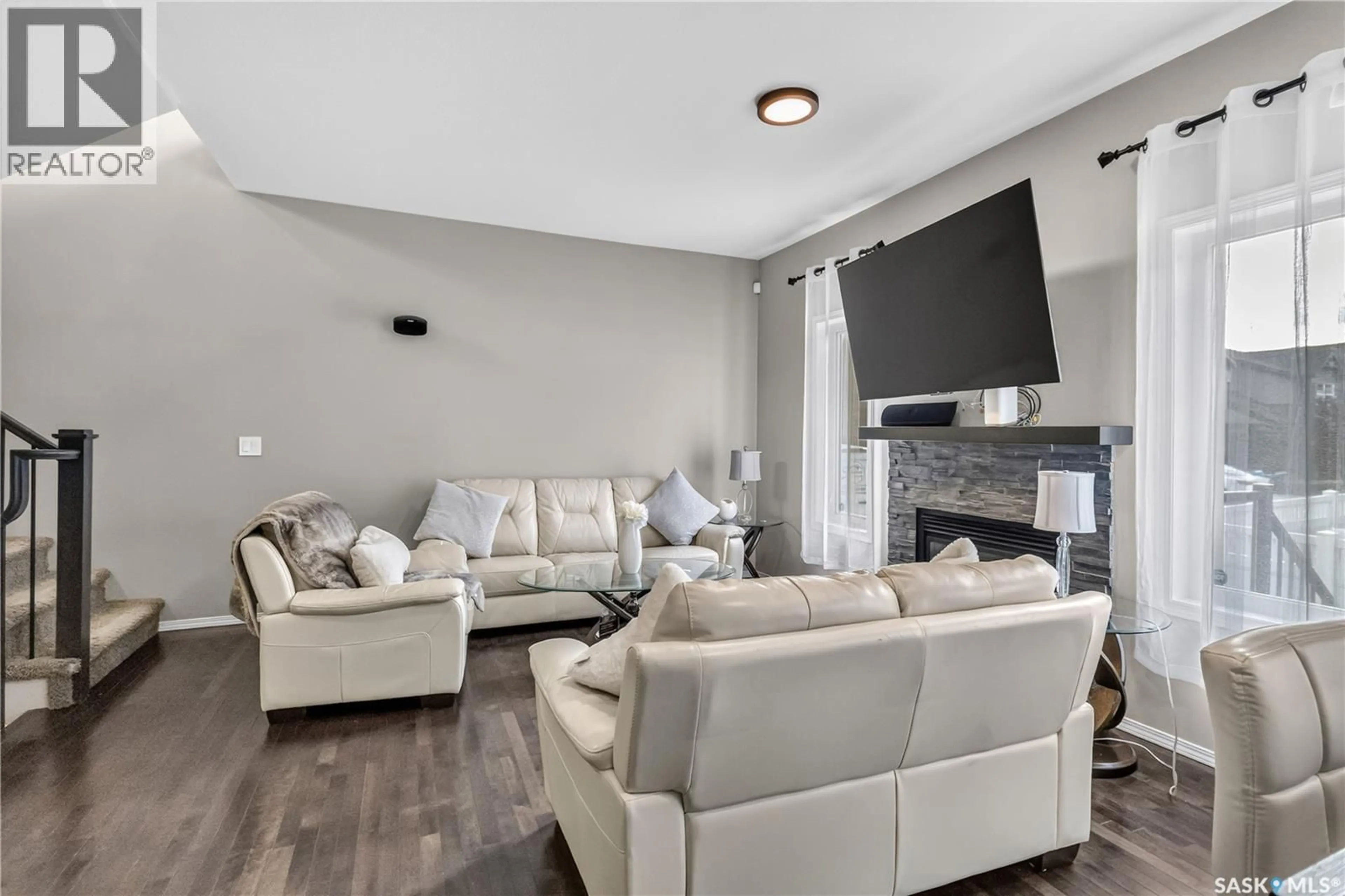 Living room with furniture, unknown for 723 150 LANGLOIS WAY, Saskatoon Saskatchewan S7T1C8