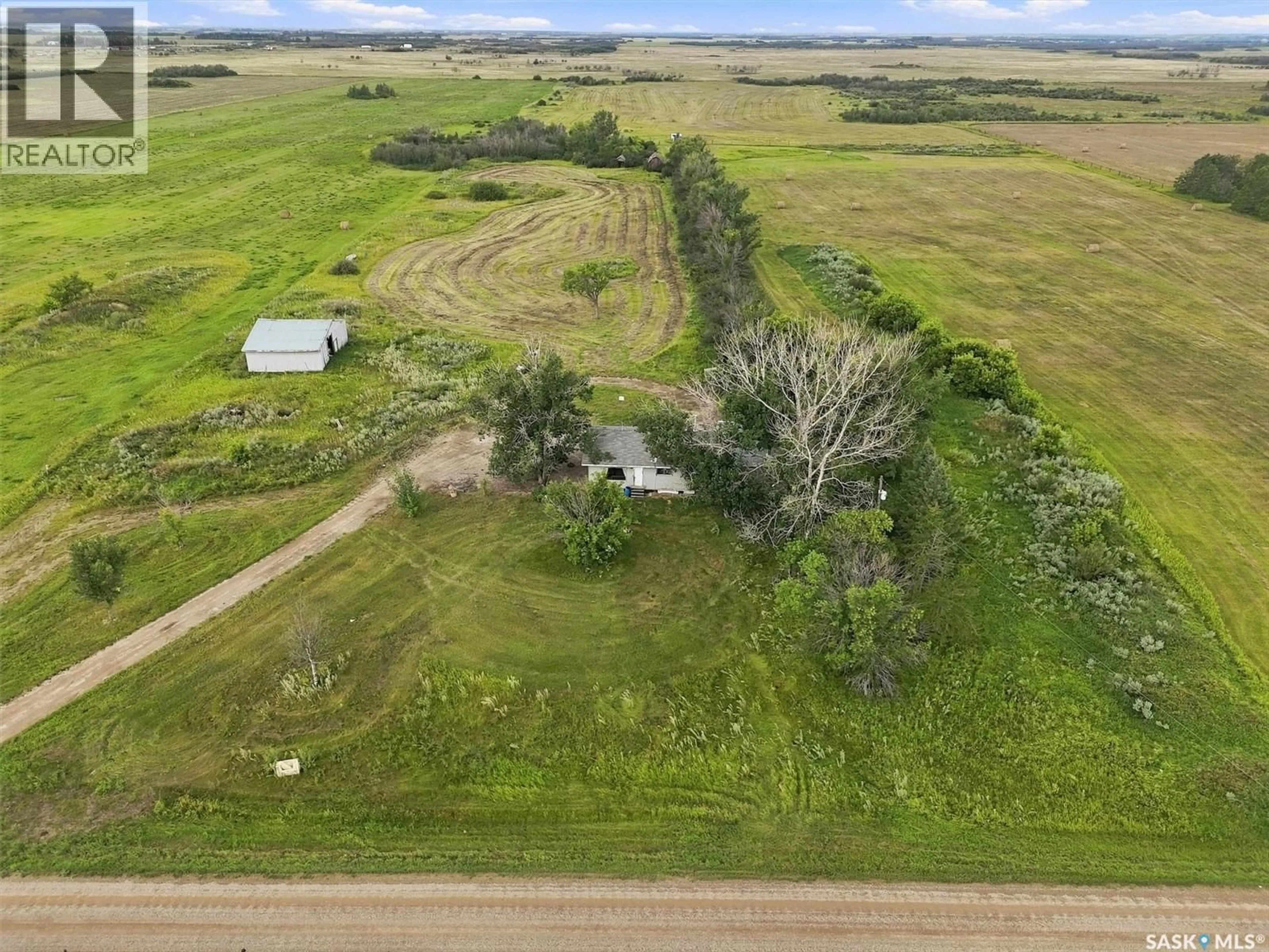 A pic from outside/outdoor area/front of a property/back of a property/a pic from drone, unknown for ALLEN ACREAGE, Corman Park Rm No. 344 Saskatchewan S0K2T0