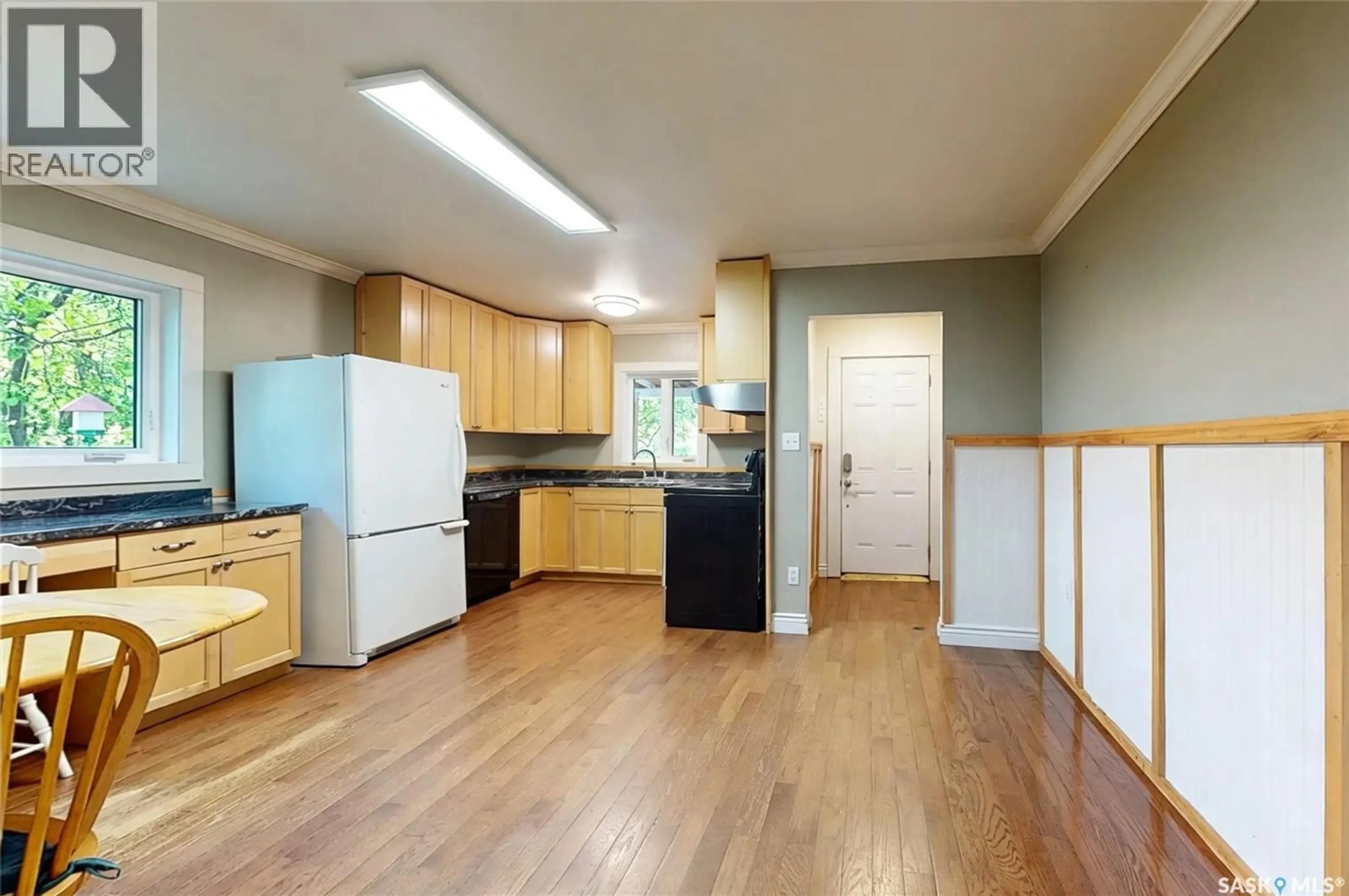 Standard kitchen, wood/laminate floor for 102-104 MARSH STREET, Maple Creek Saskatchewan S0N1N0
