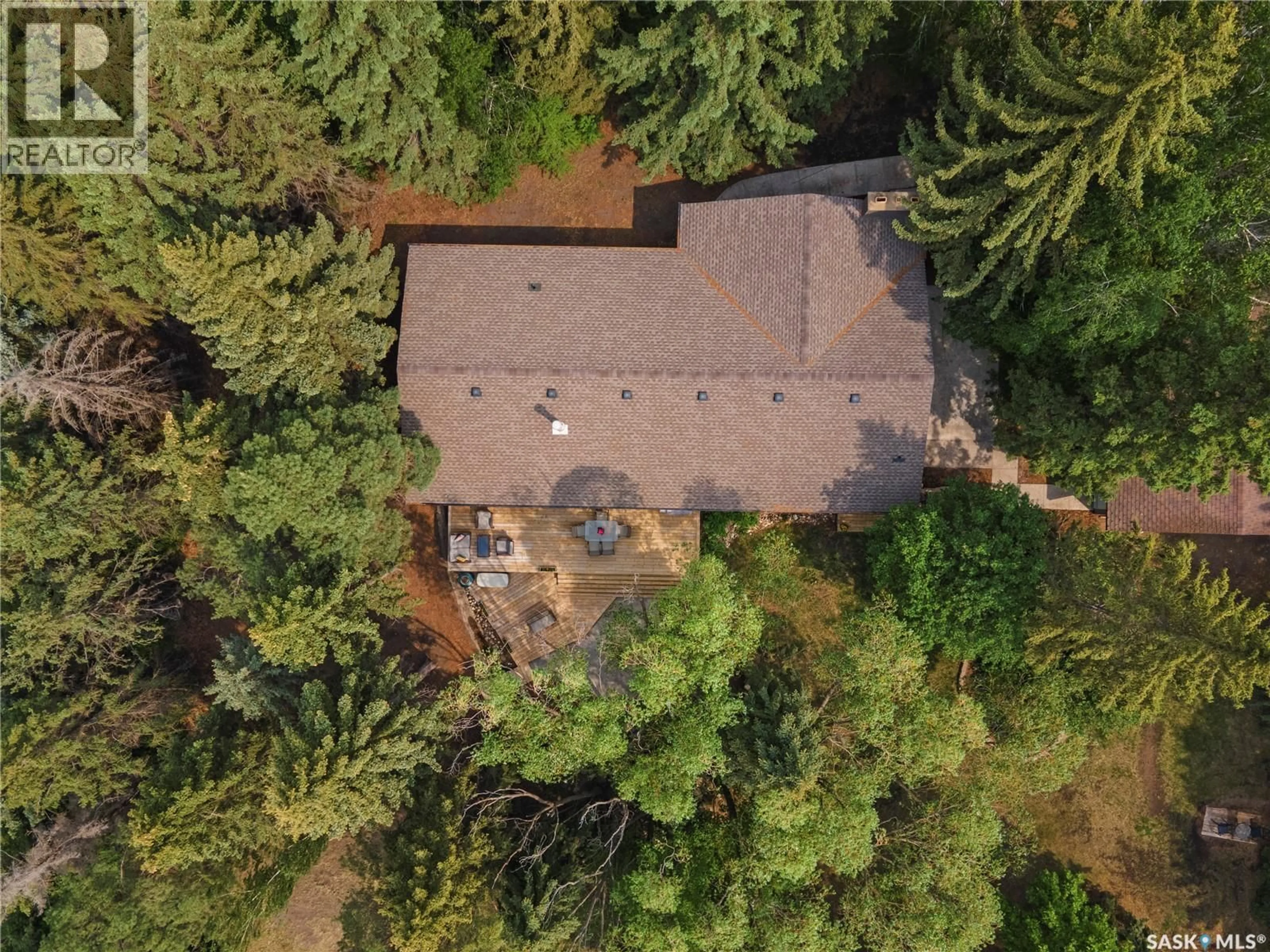 A pic from outside/outdoor area/front of a property/back of a property/a pic from drone, forest/trees view for 706 2ND AVENUE, Borden Saskatchewan S0K0N0