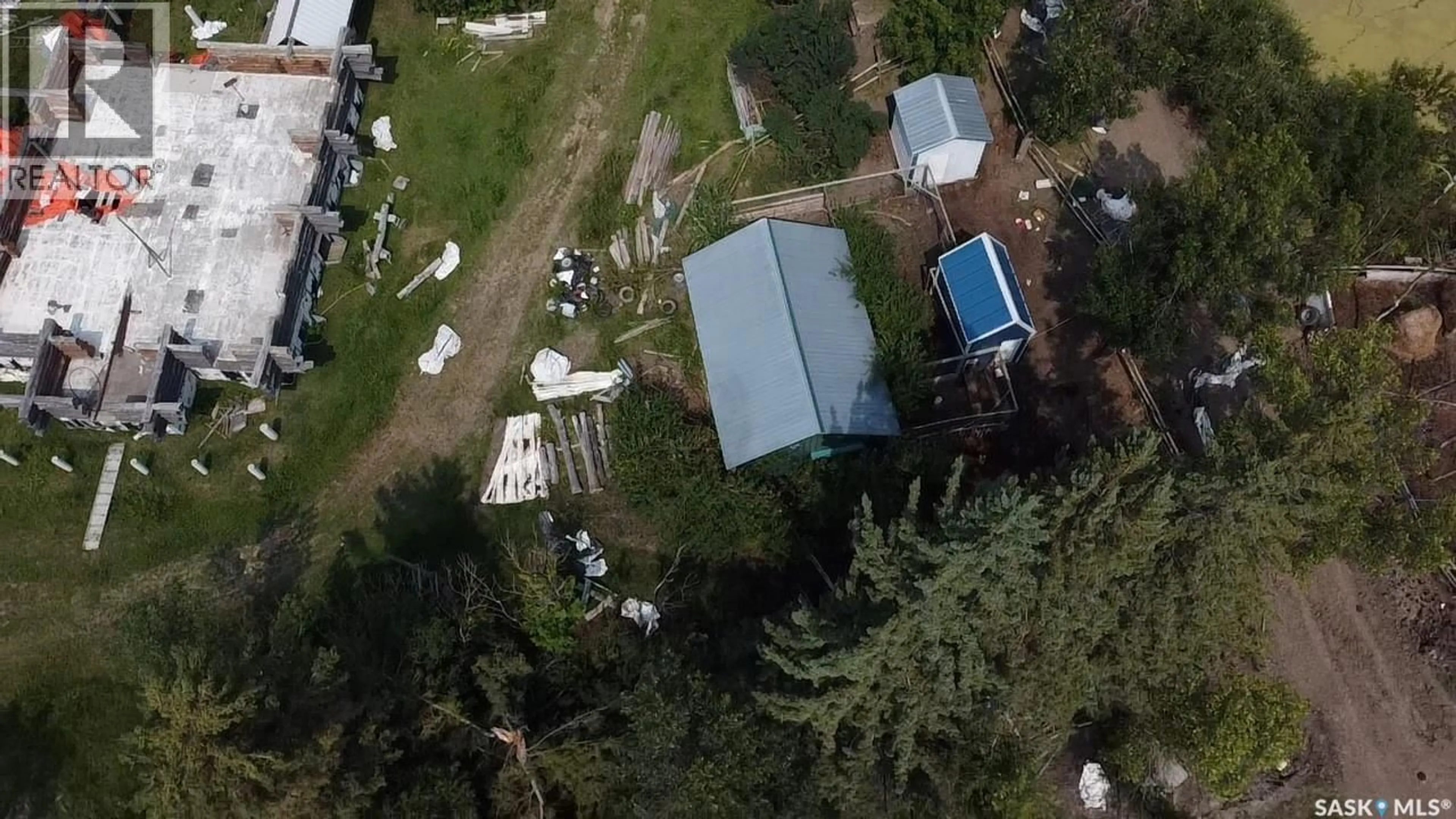 A pic from outside/outdoor area/front of a property/back of a property/a pic from drone, unknown for POTT ACREAGE, Connaught Rm No. 457 Saskatchewan S0E1T0