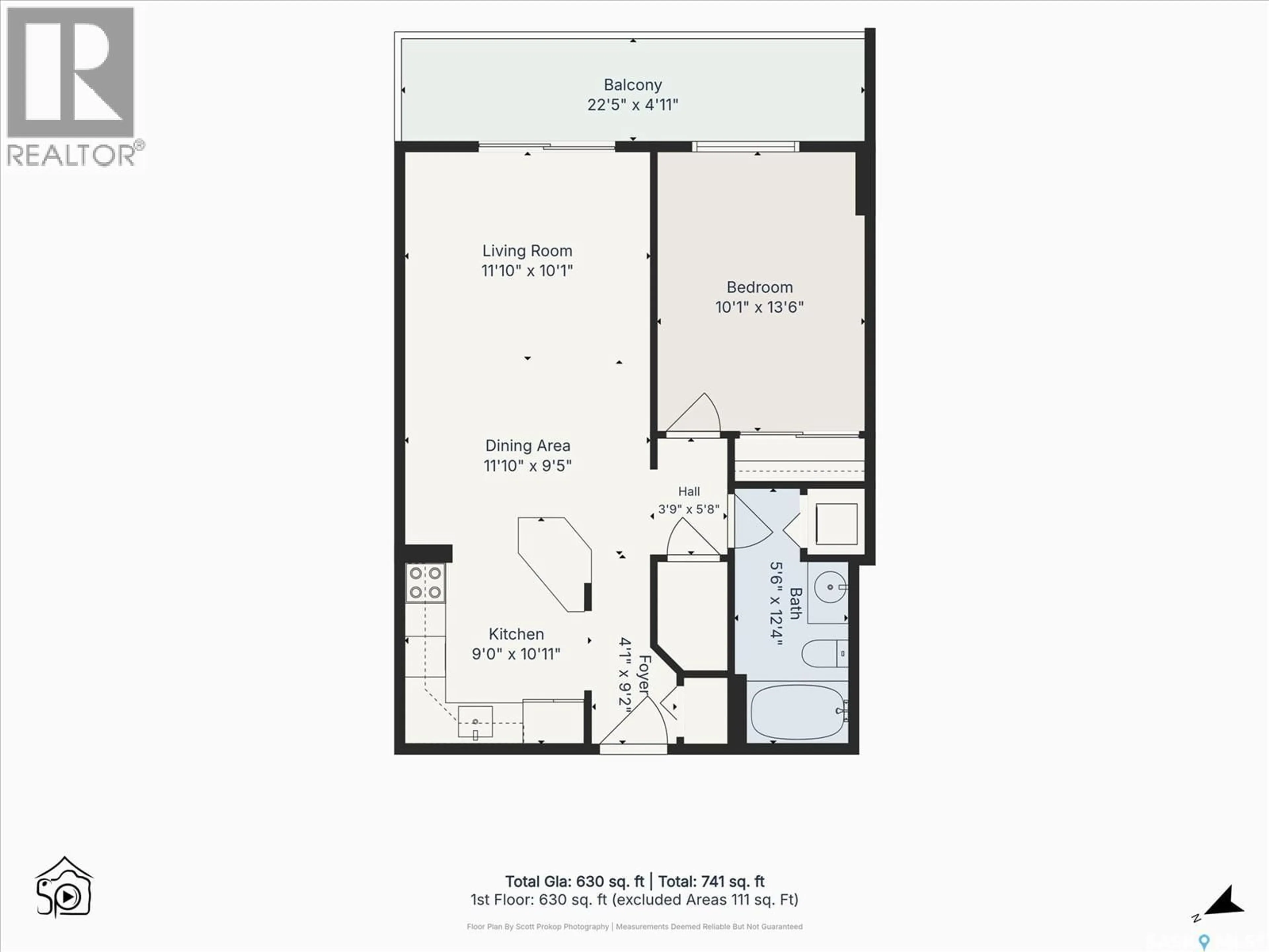Floor plan for 1804 311 6TH AVENUE, Saskatoon Saskatchewan S7K7A9