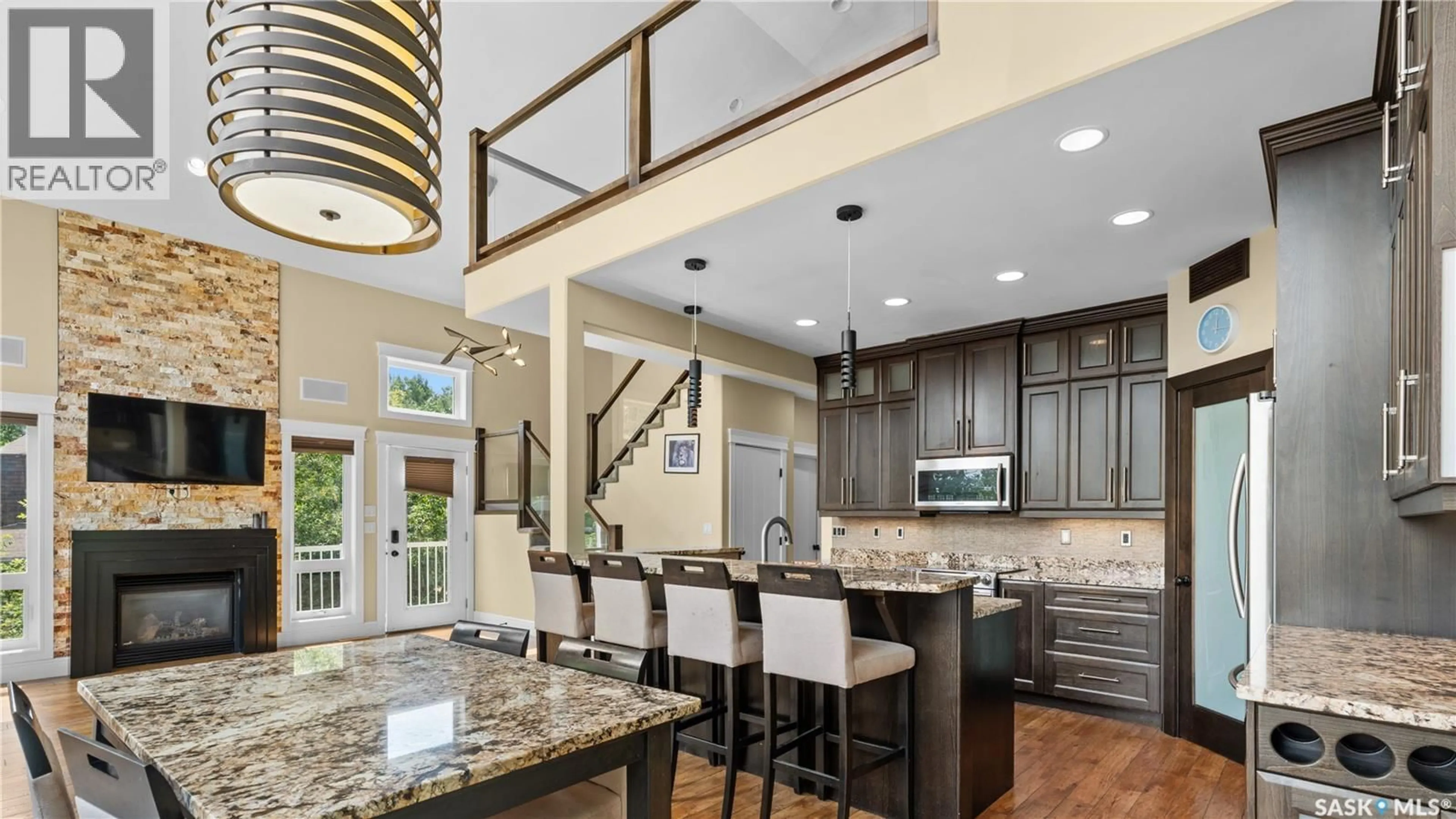 Open concept kitchen, ceramic/tile floor for 19 ROSE CRESCENT, Pike Lake Provincial Park Saskatchewan S7T1A1