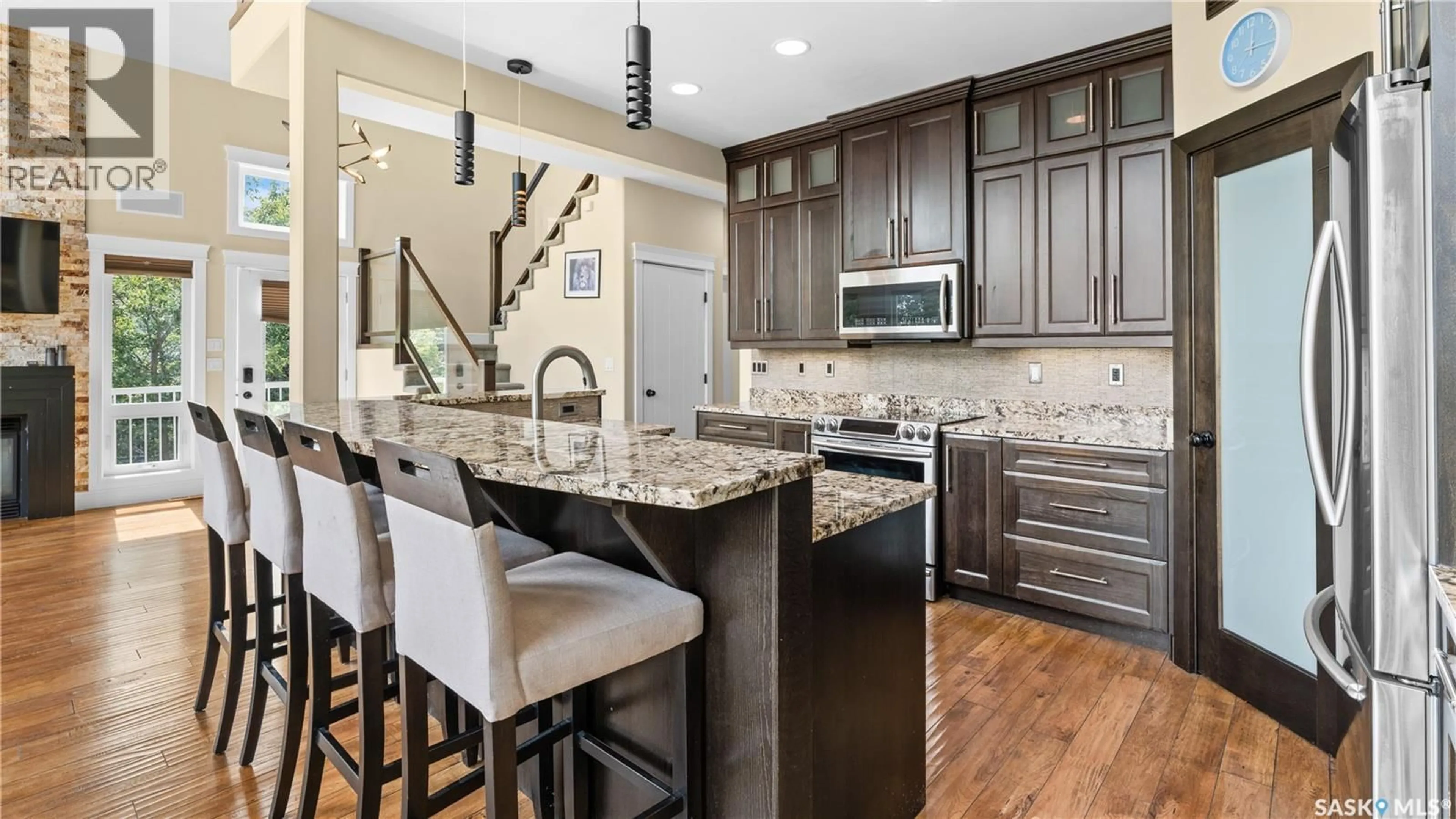 Open concept kitchen, ceramic/tile floor for 19 ROSE CRESCENT, Pike Lake Provincial Park Saskatchewan S7T1A1