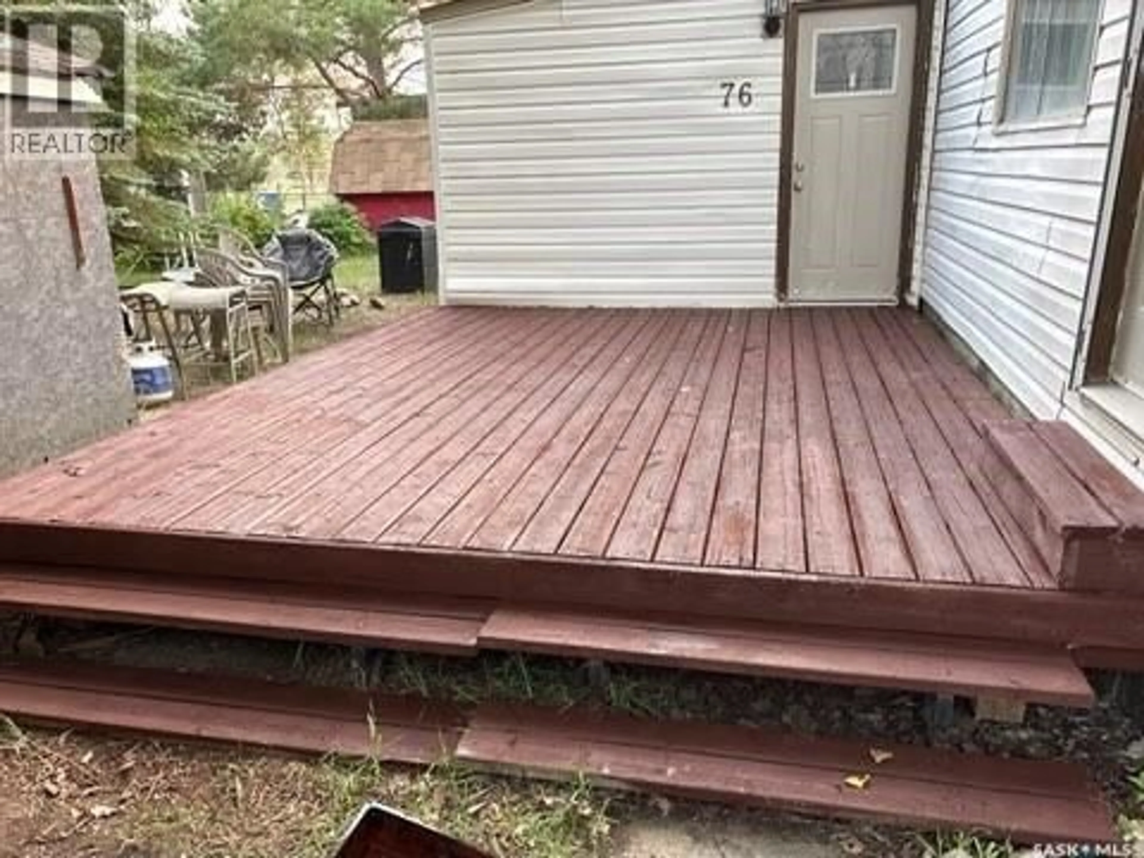 Patio, street for 76 SPRUCE STREET, Caronport Saskatchewan S0H0S0