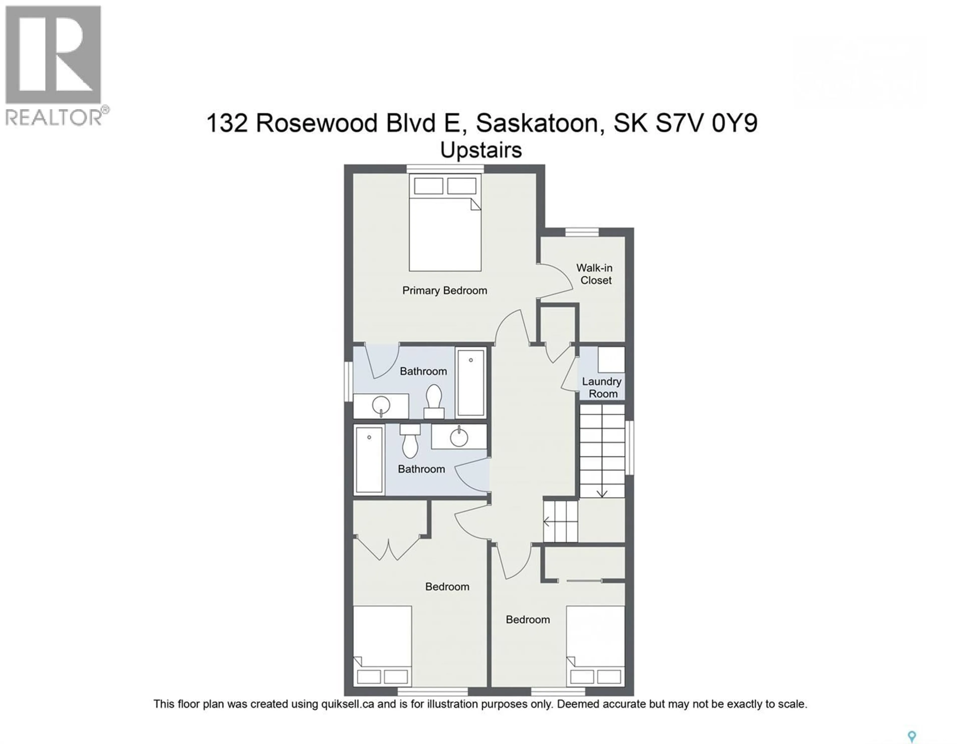 Floor plan for E - 132 ROSEWOOD BOULEVARD, Saskatoon Saskatchewan S7V0Y7
