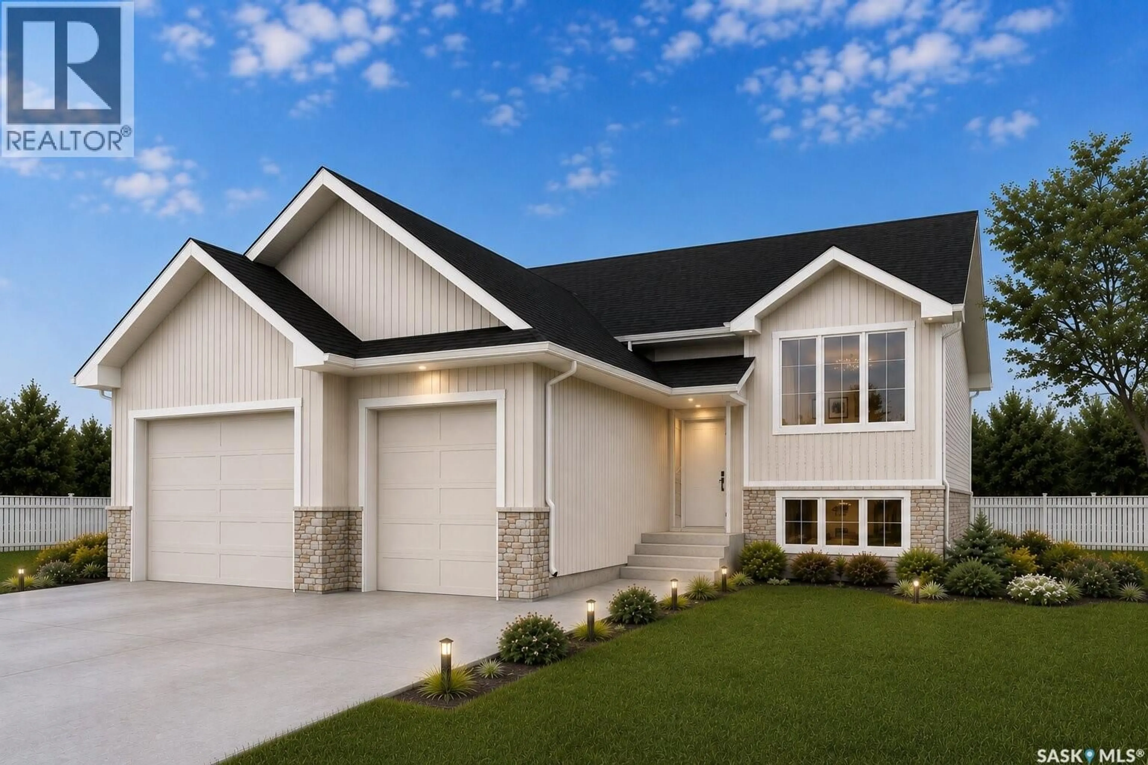 Home with vinyl exterior material, street for 820 BALLESTEROS CRESCENT, Warman Saskatchewan S0K4S0