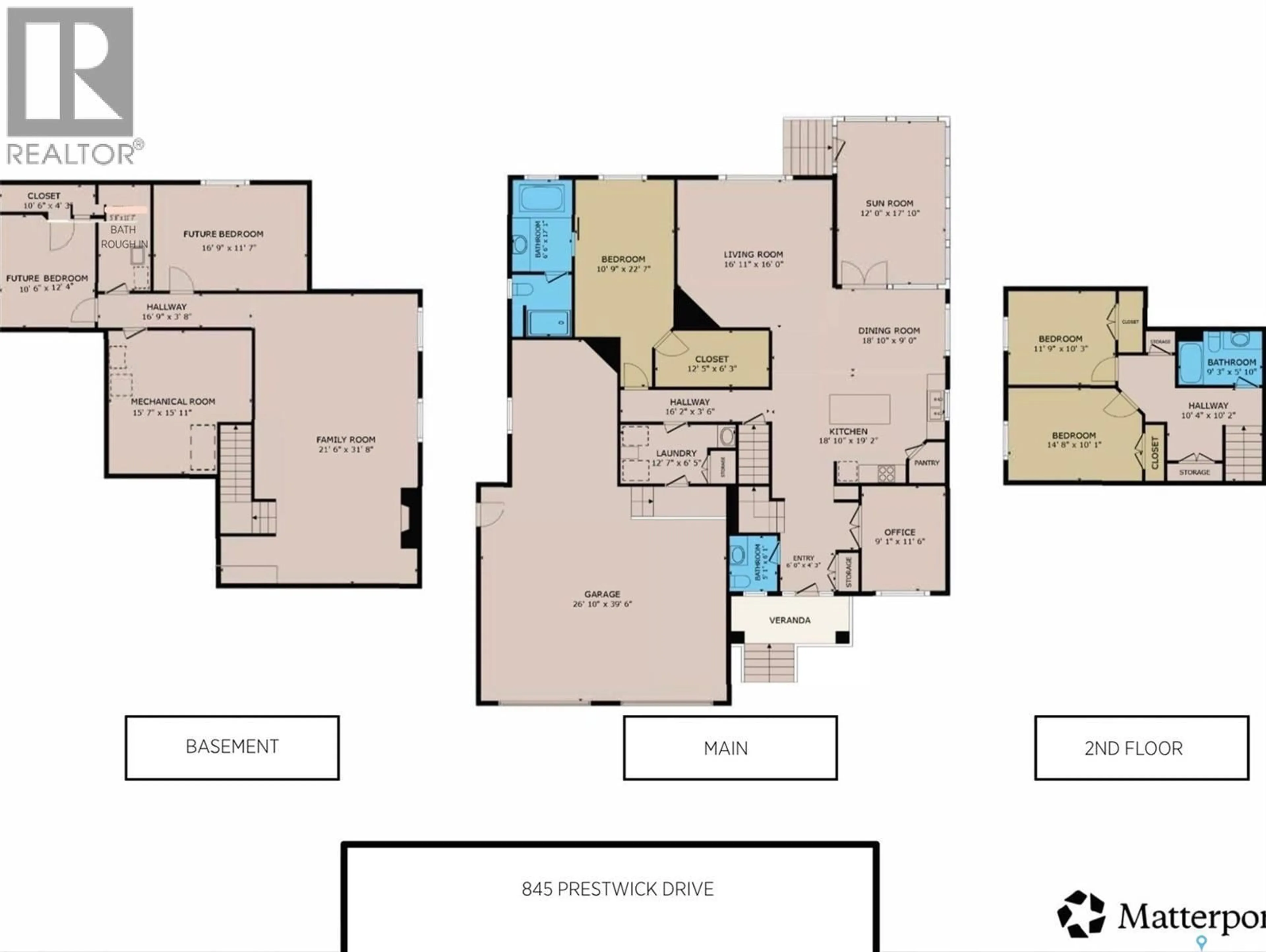 Floor plan for 845 PRESTWICK DRIVE, Swift Current Saskatchewan S9H1J2