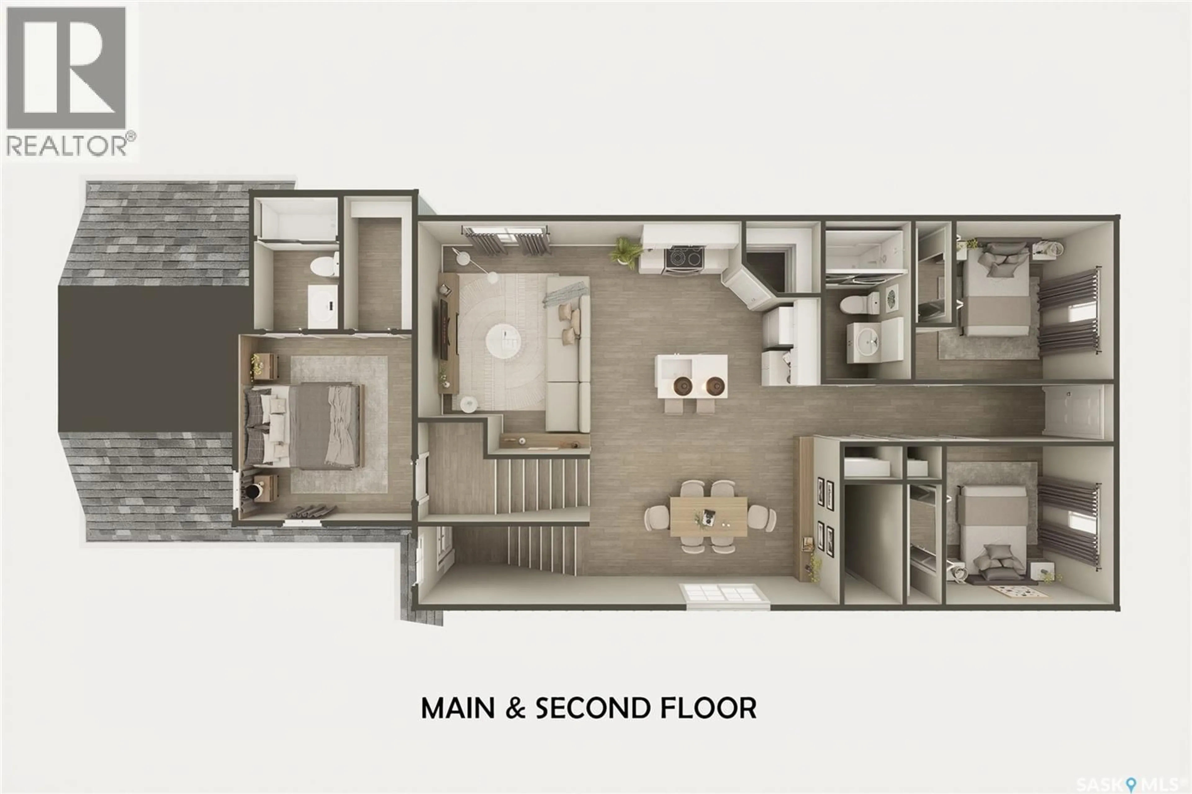 Floor plan for 610 YUEL CRESCENT, Saskatoon Saskatchewan S7W1N9