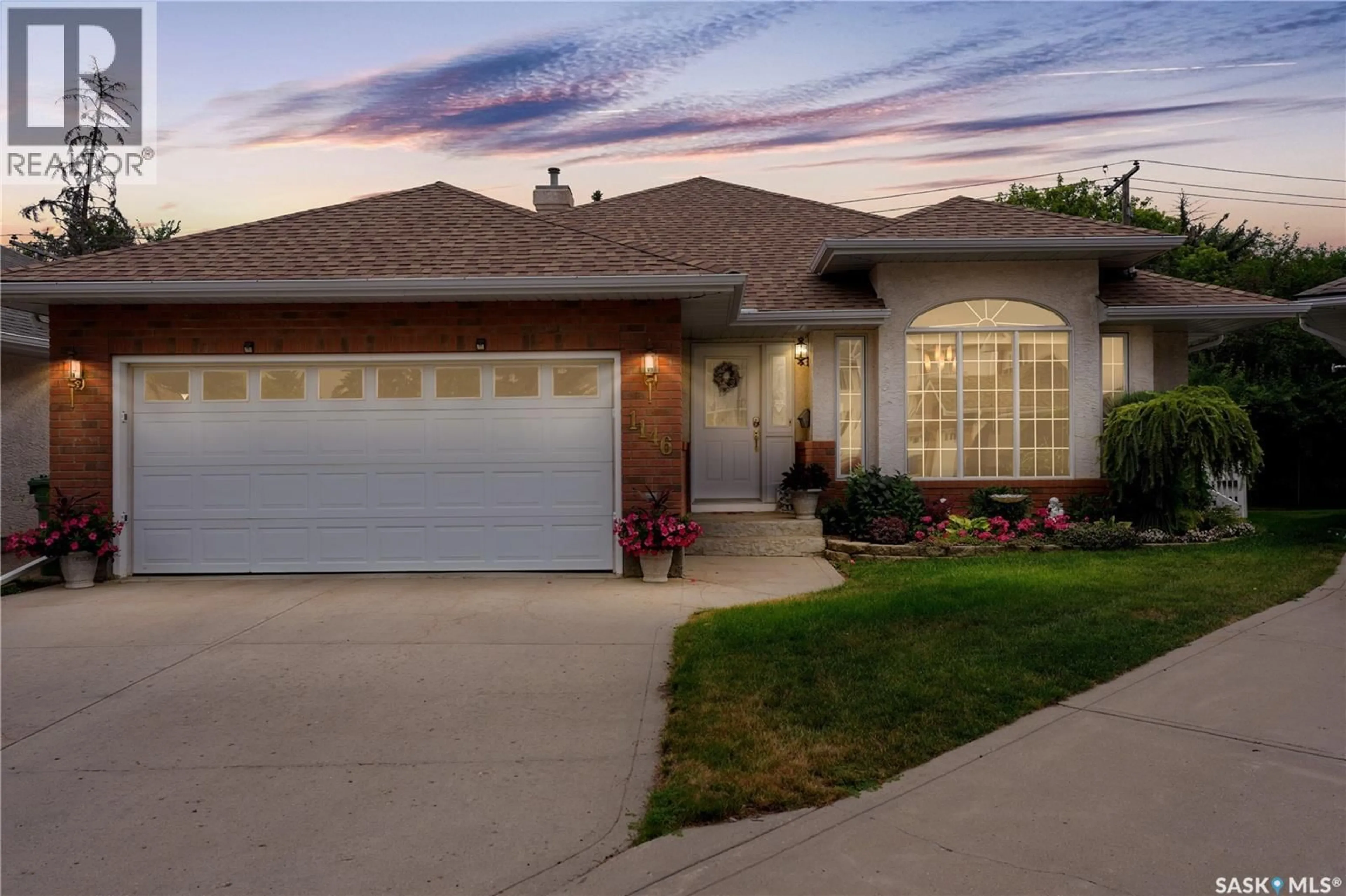 Home with brick exterior material, street for 1146 SELO PLACE, Regina Saskatchewan S4S7H7
