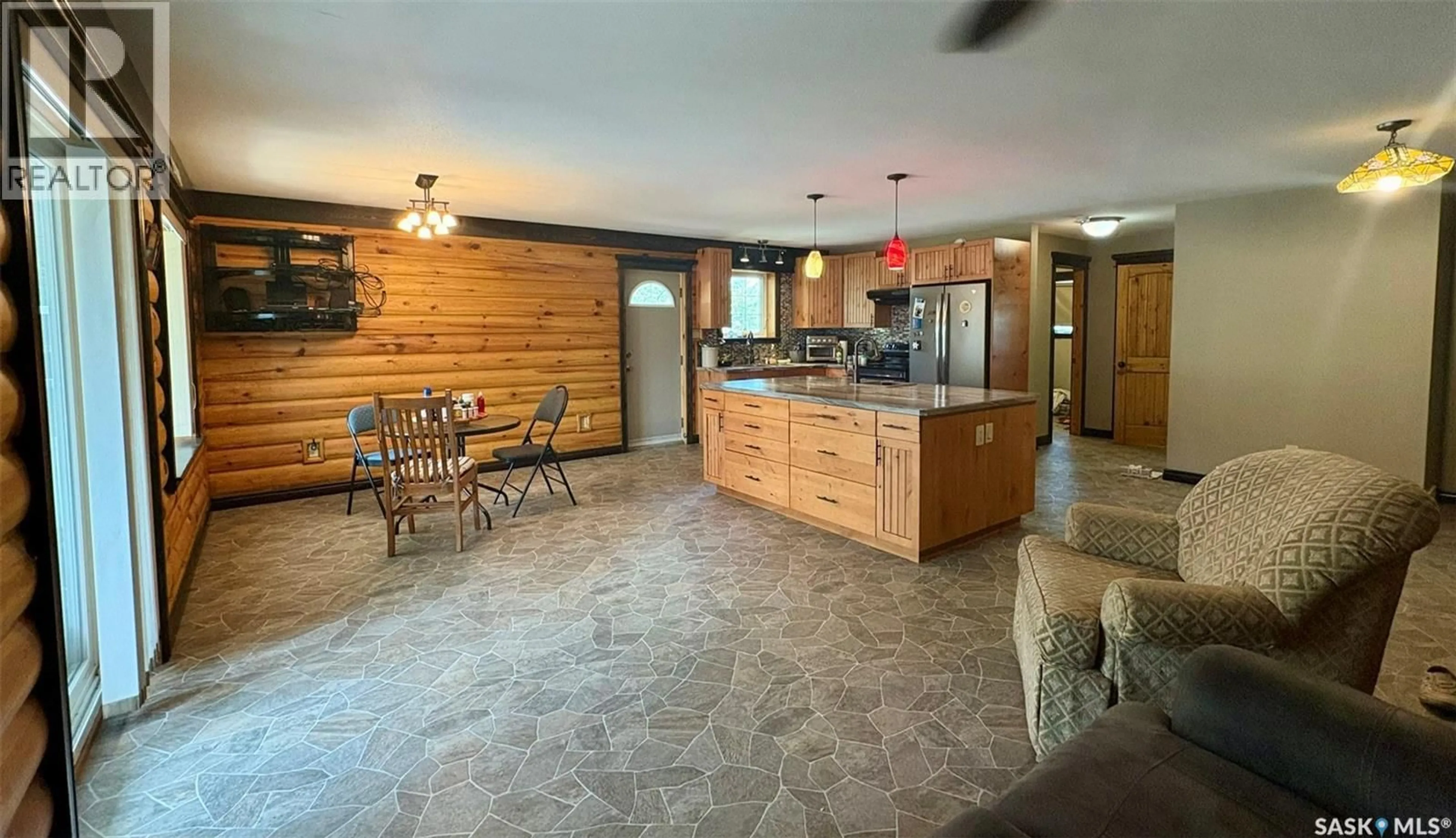 Open concept kitchen, ceramic/tile floor for 964 WHITESAND AVENUE, Good Spirit Lake Saskatchewan S0A0L1