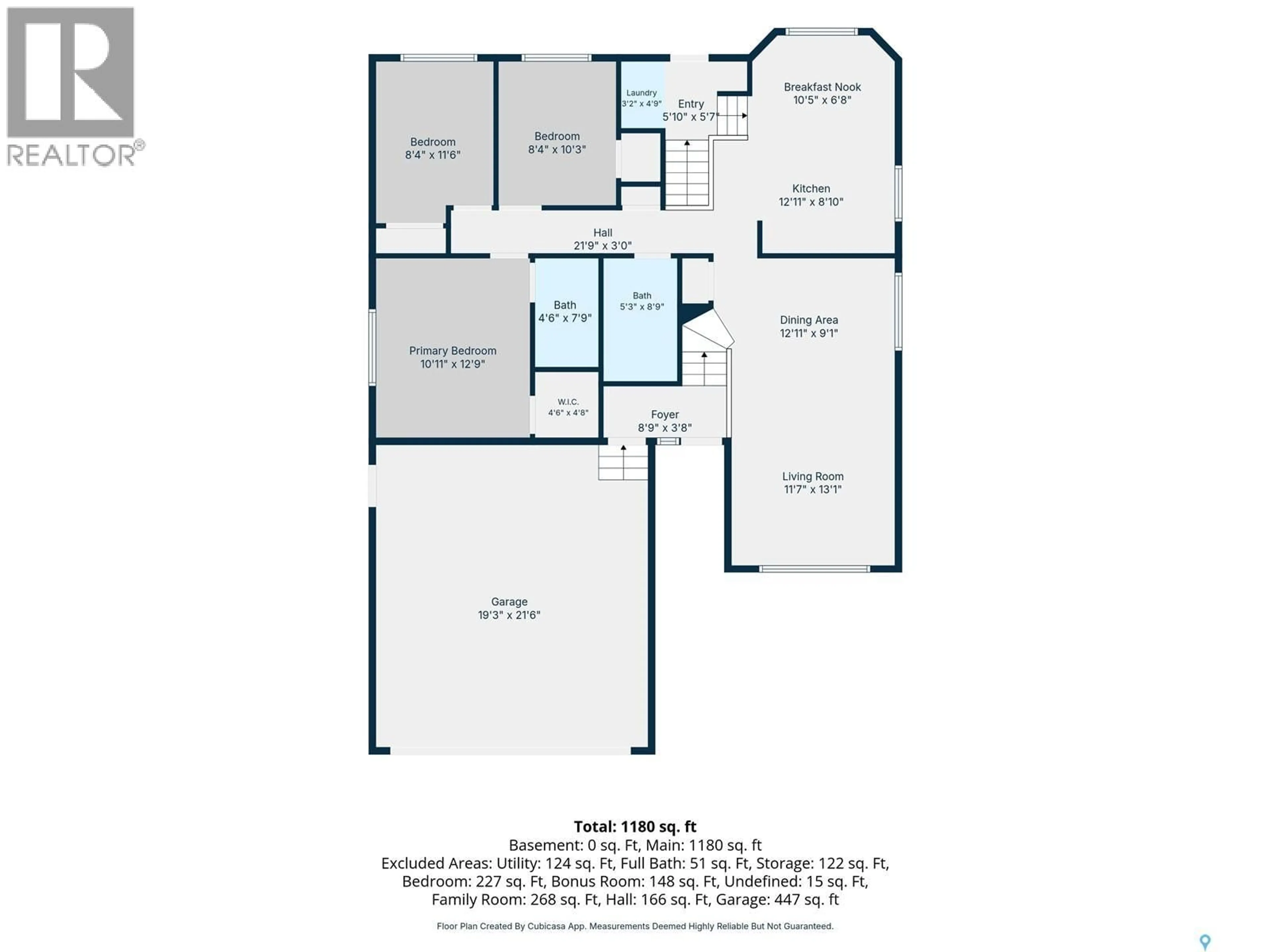 Floor plan for 202 STACEY COURT, Saskatoon Saskatchewan S7L7A7