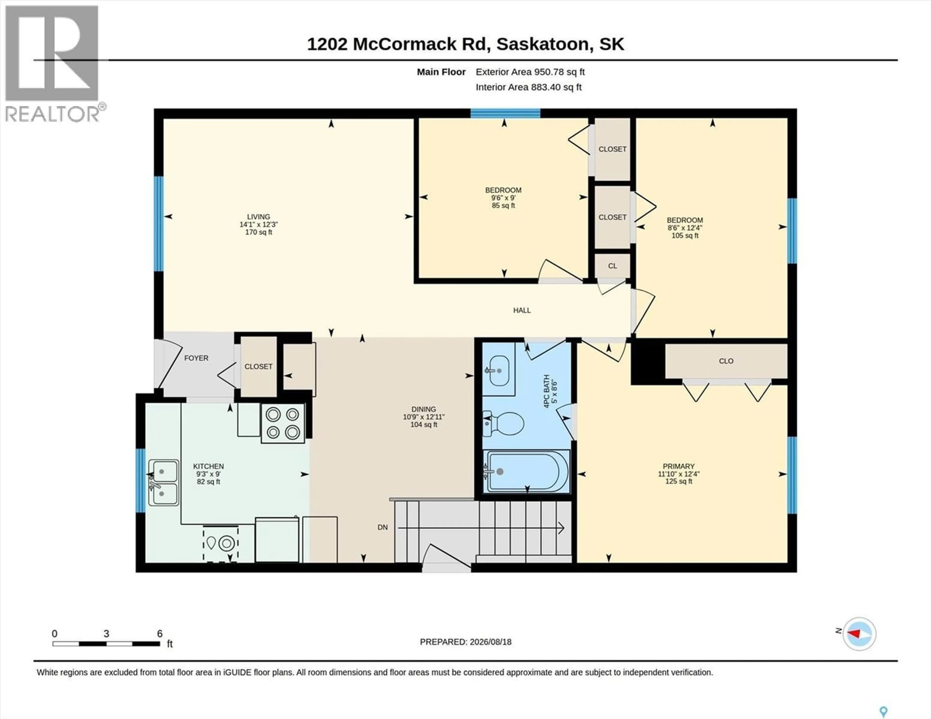 Floor plan for 1202 MCCORMACK ROAD, Saskatoon Saskatchewan S7M5L9