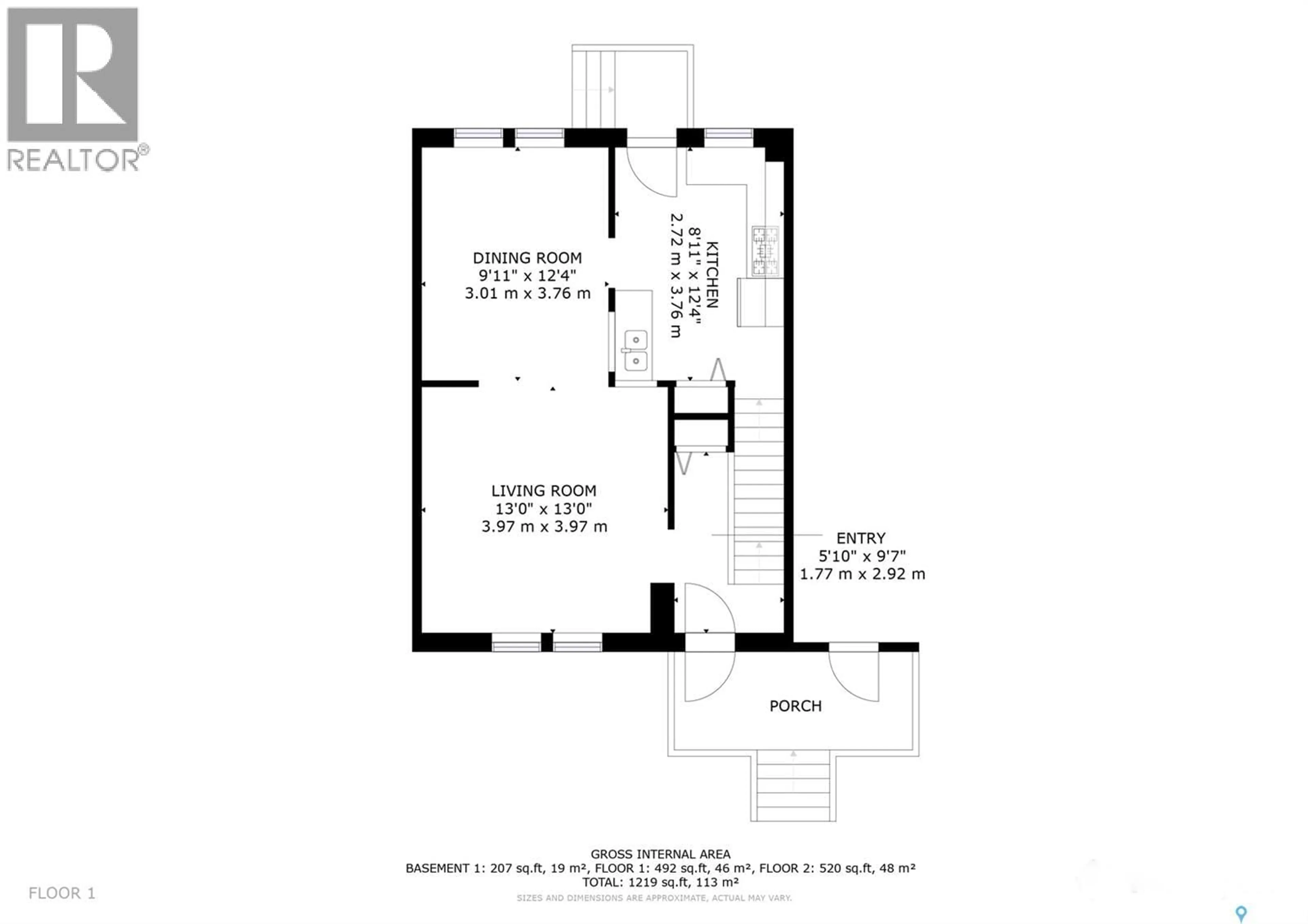 Floor plan for 70 CARIBOU STREET, Moose Jaw Saskatchewan S6H0R3