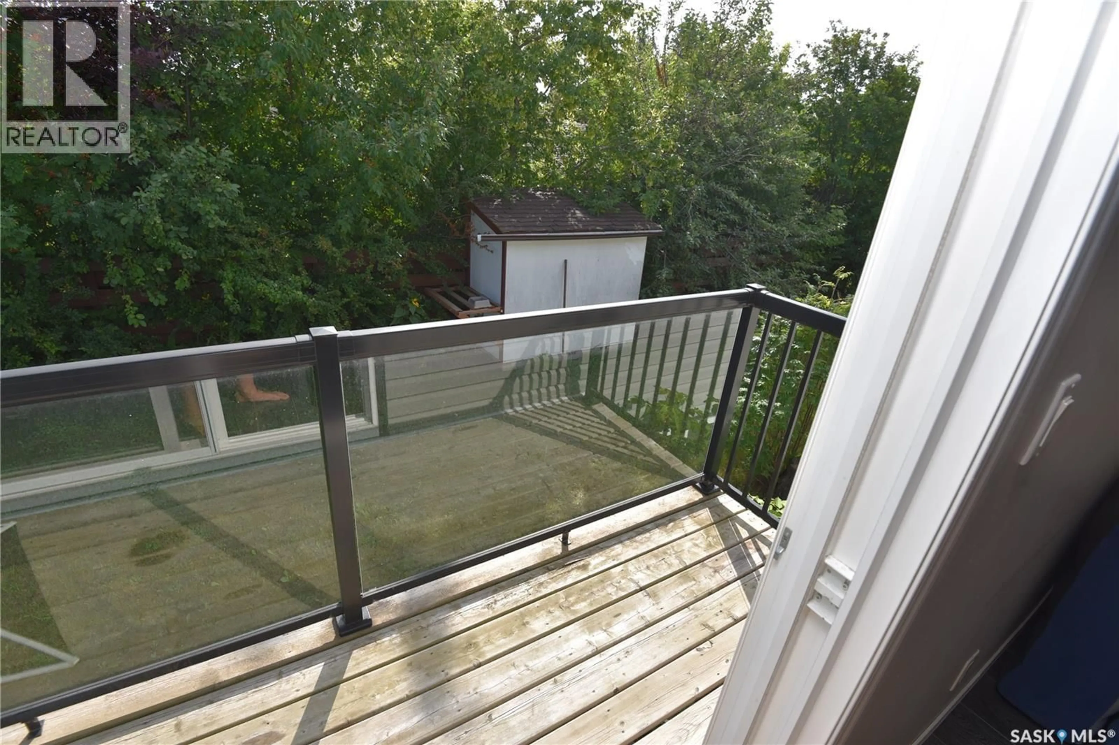 Balcony in the apartment, city buildings view from balcony for 307 6TH STREET, Nipawin Saskatchewan S0E1E0