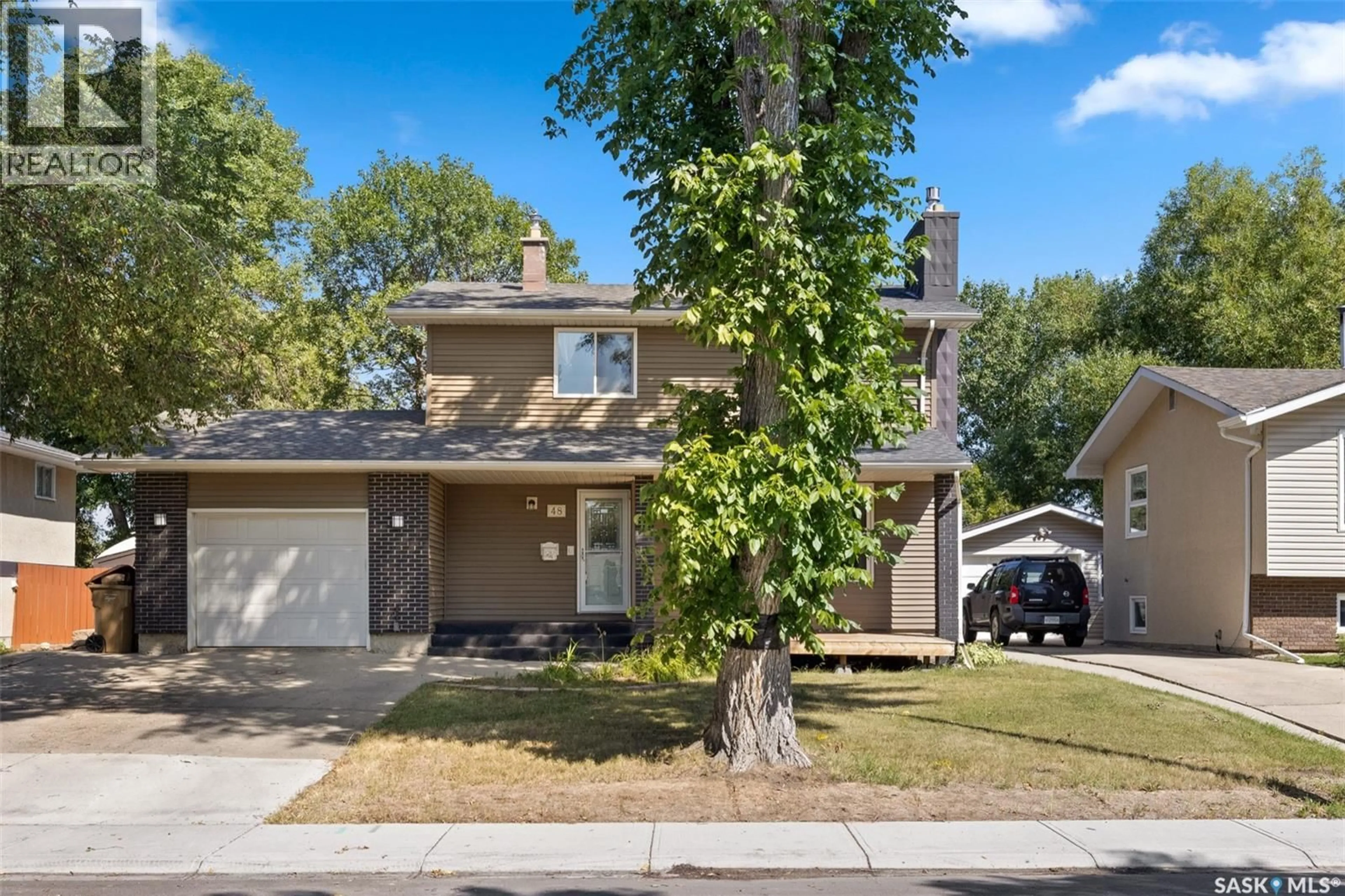 Home with brick exterior material, street for 48 FRENCH CRESCENT, Regina Saskatchewan S4R6N4