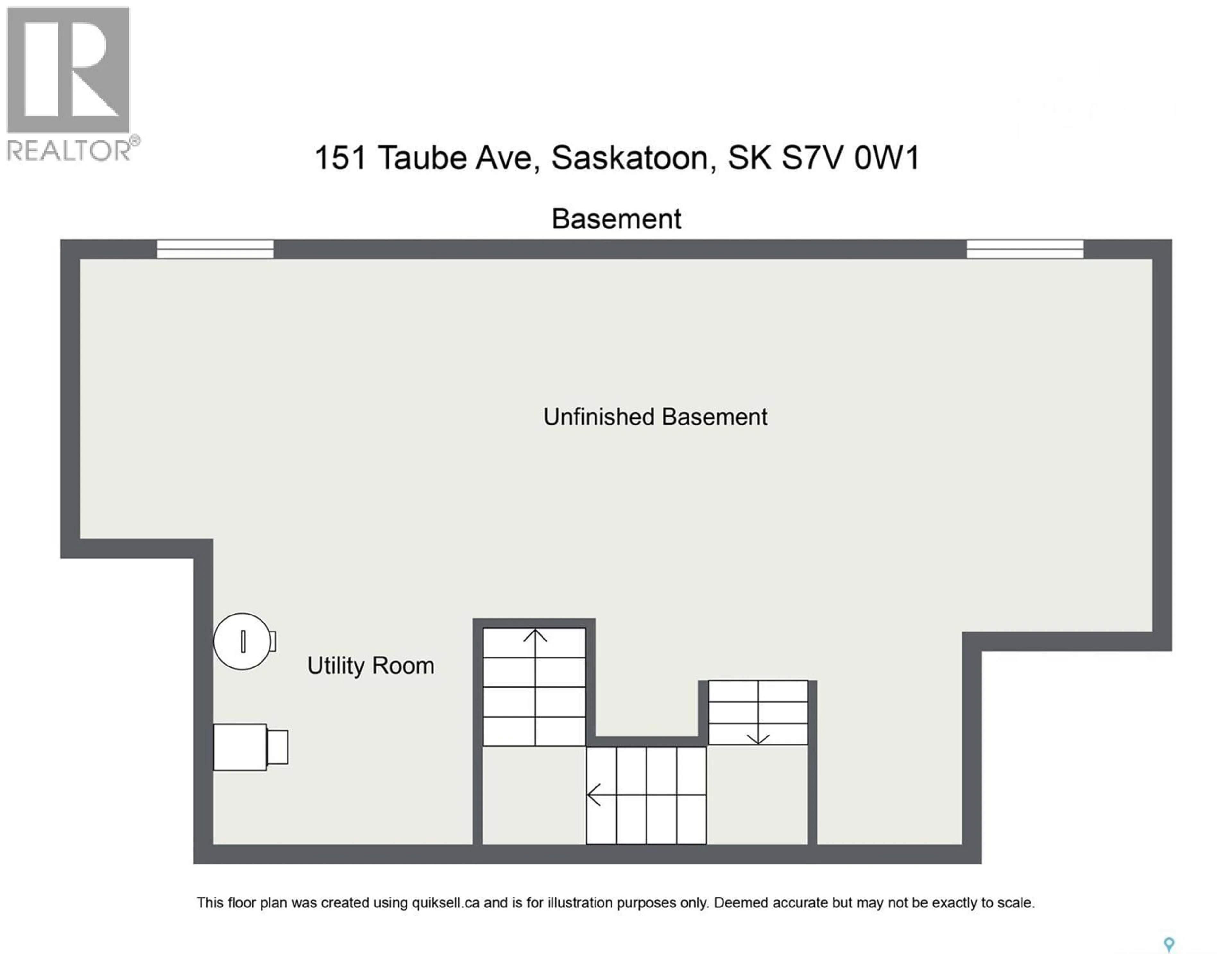 Floor plan for 151 TAUBE AVENUE, Saskatoon Saskatchewan S7V0W1