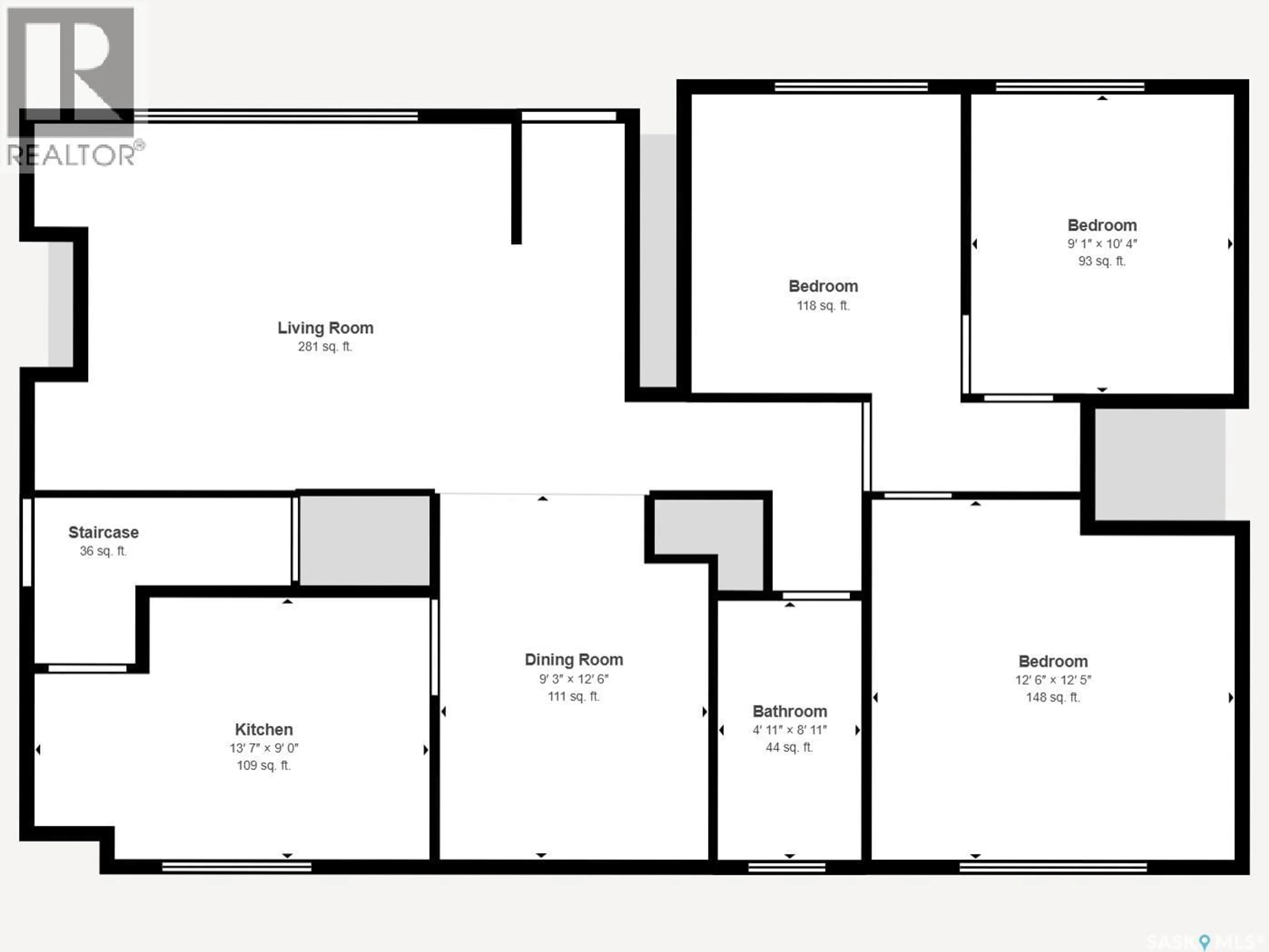 Floor plan for 60 GALE STREET, Regina Saskatchewan S4R4E1