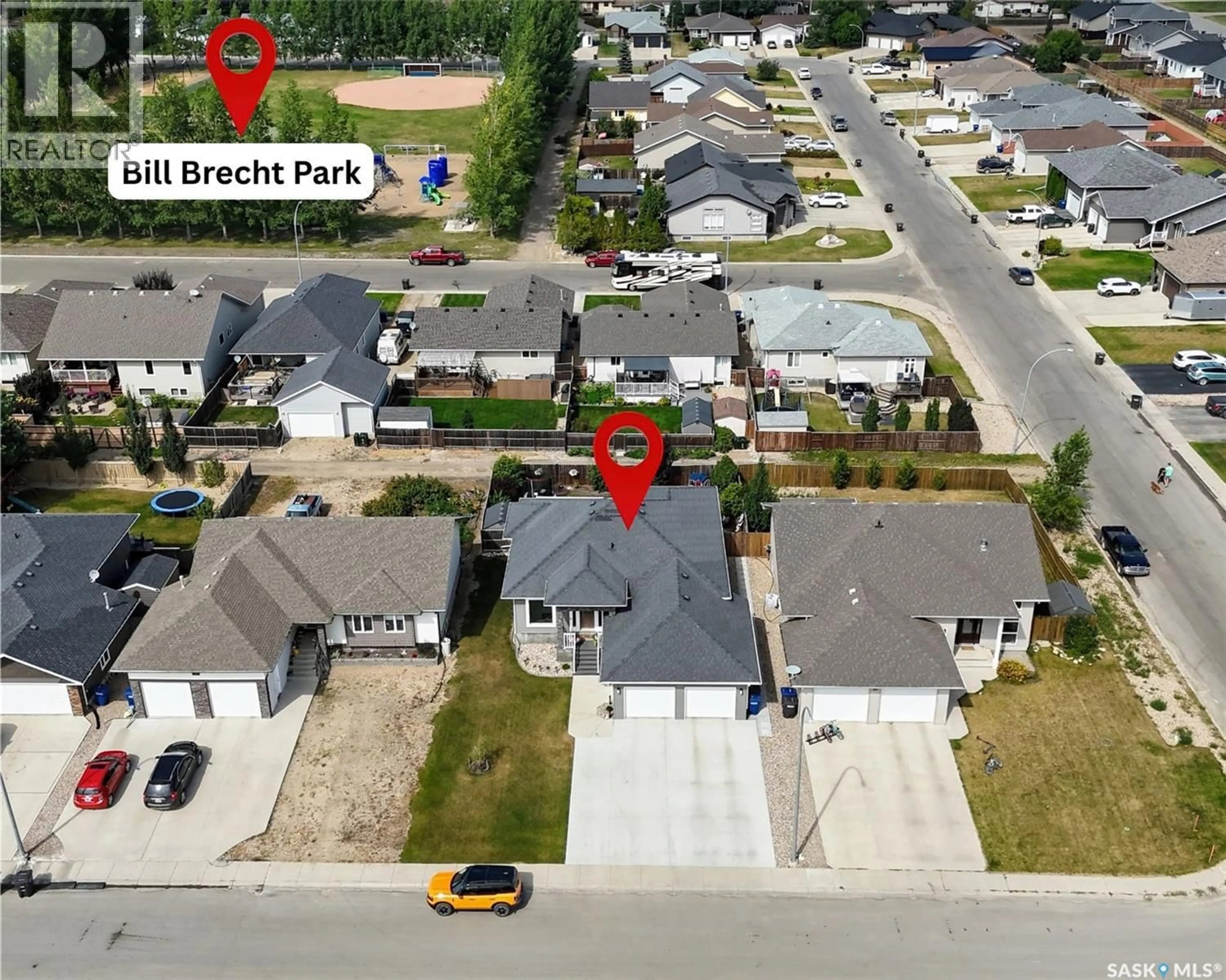 A pic from outside/outdoor area/front of a property/back of a property/a pic from drone, street for 191 SASKATCHEWAN AVENUE, Humboldt Saskatchewan S0K2A0