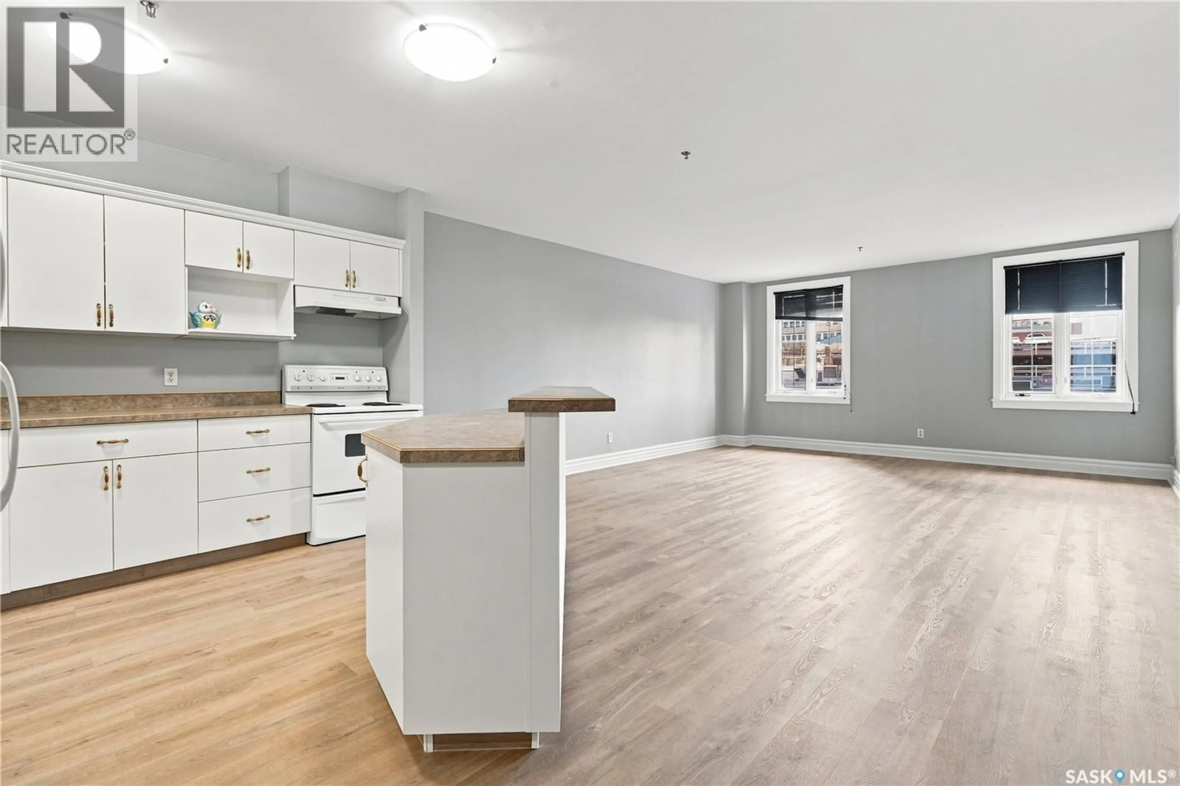 Open concept kitchen, unknown for 302 1839 SCARTH STREET, Regina Saskatchewan S4P2G9