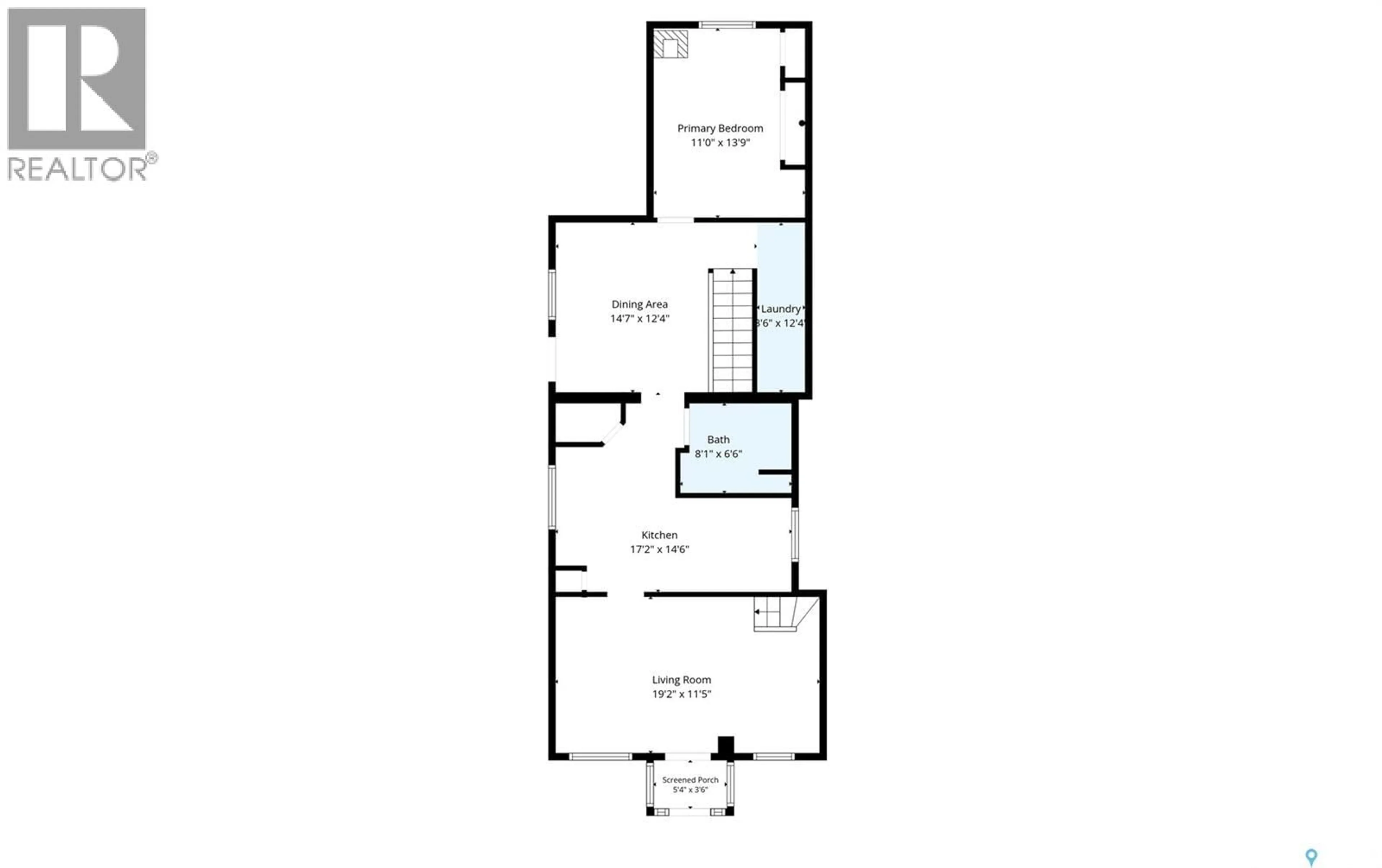 Floor plan for 423 E AVENUE S, Saskatoon Saskatchewan S7M1S4