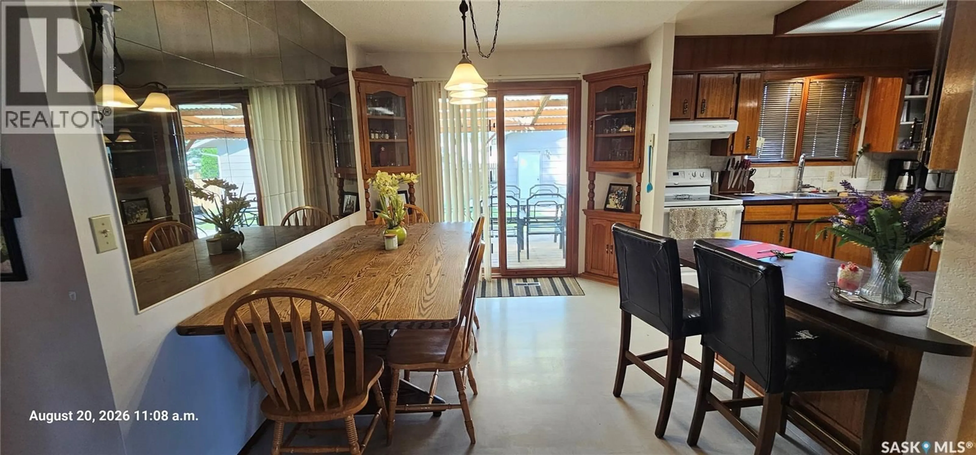 Open concept kitchen, ceramic/tile floor for 713 1ST AVENUE, Cudworth Saskatchewan S0K1B0