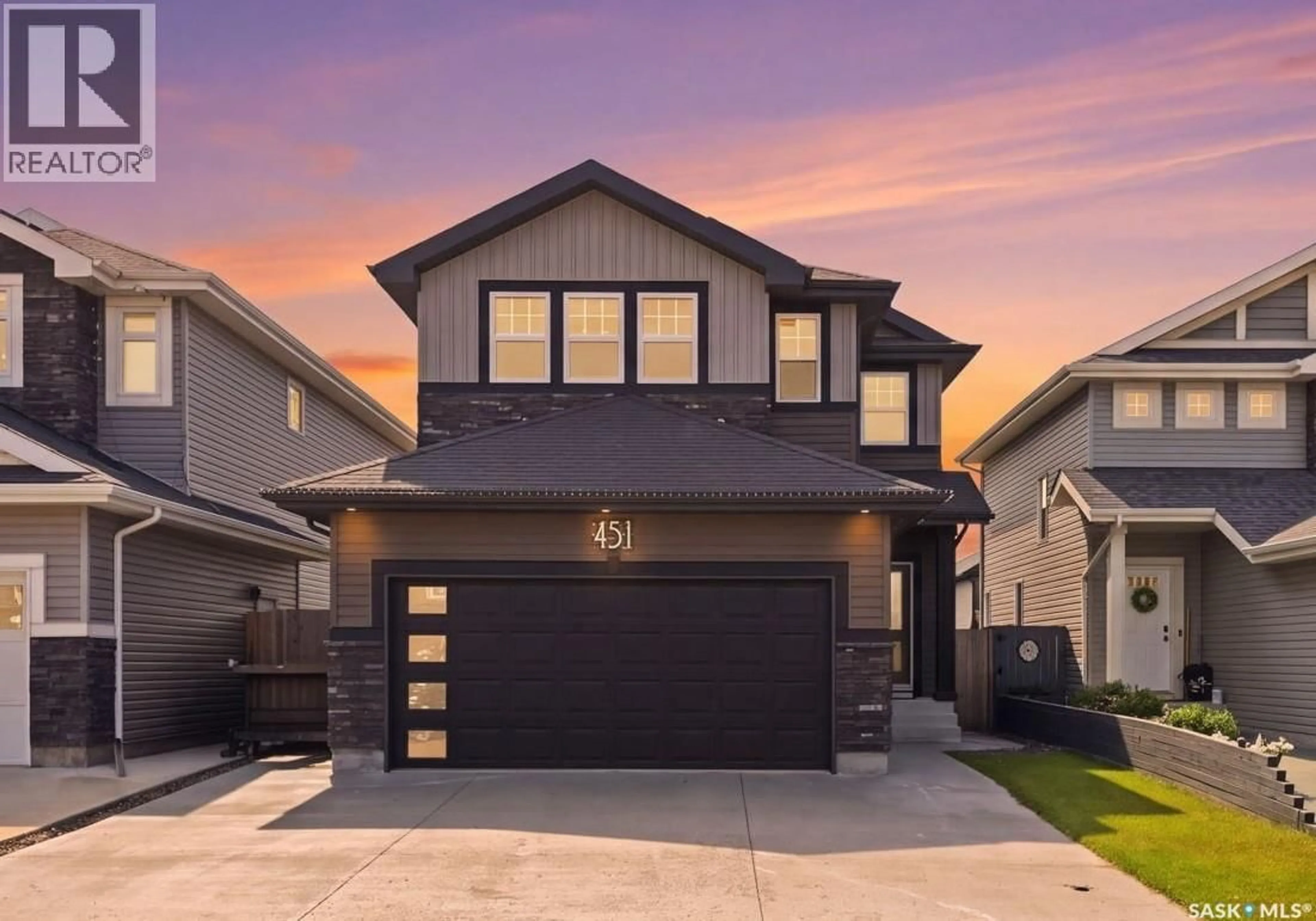 Home with brick exterior material, street for 451 VELTKAMP CRESCENT, Saskatoon Saskatchewan S7T0S1