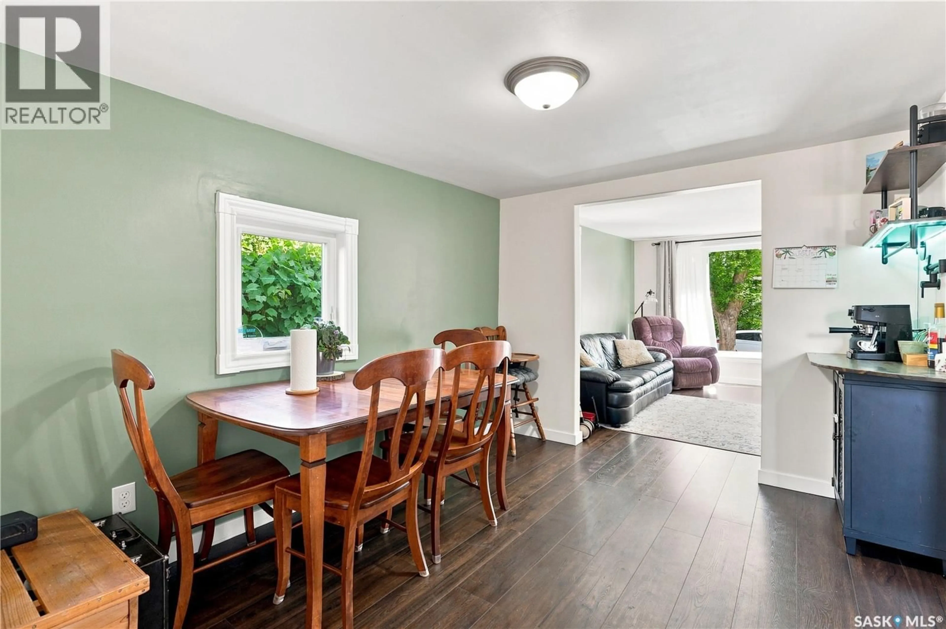 Dining room, wood/laminate floor for N - 1133 I AVENUE, Saskatoon Saskatchewan S7L2H8
