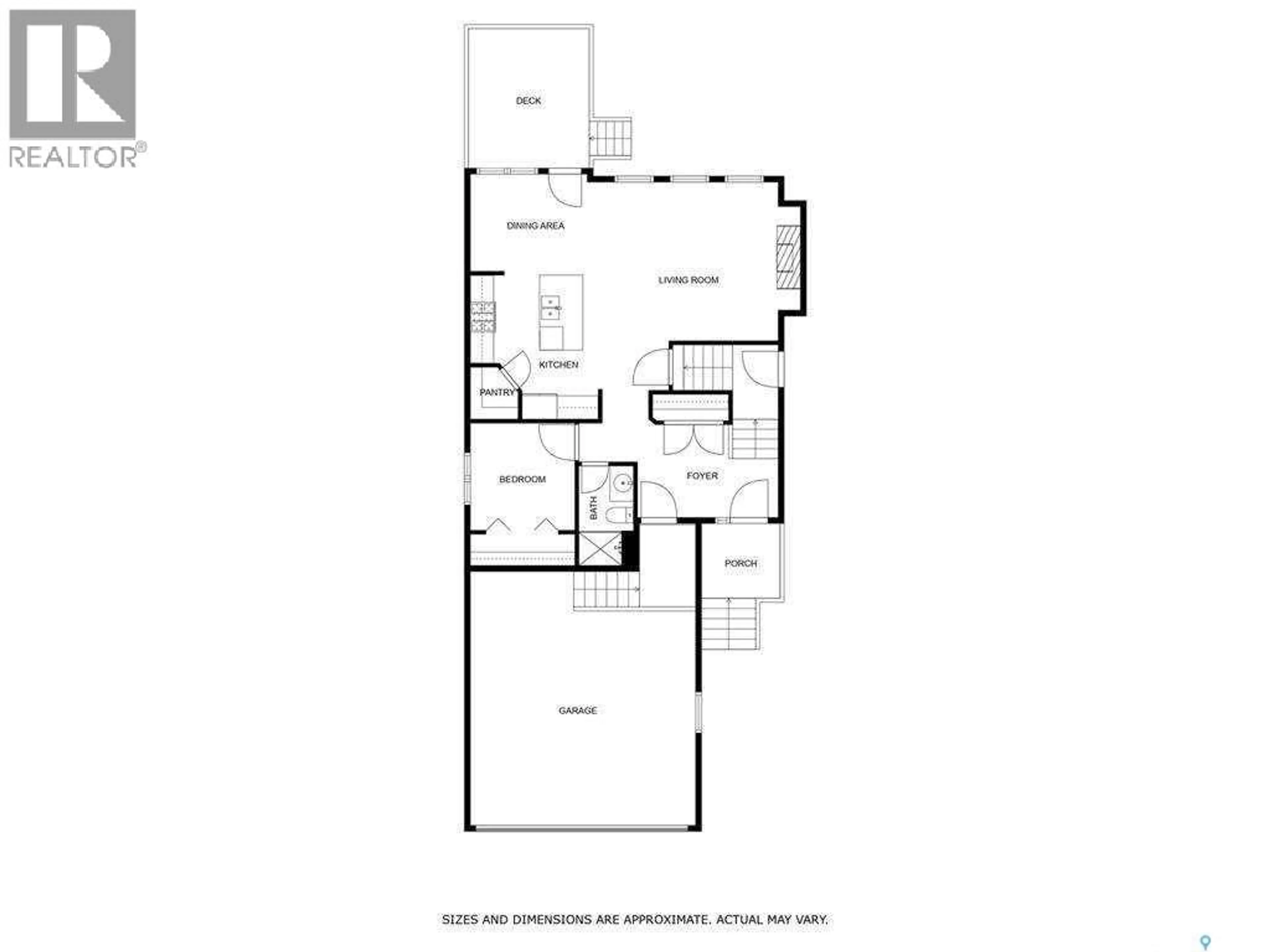 Floor plan for 5280 AERIAL CRESCENT, Regina Saskatchewan S4W0C8