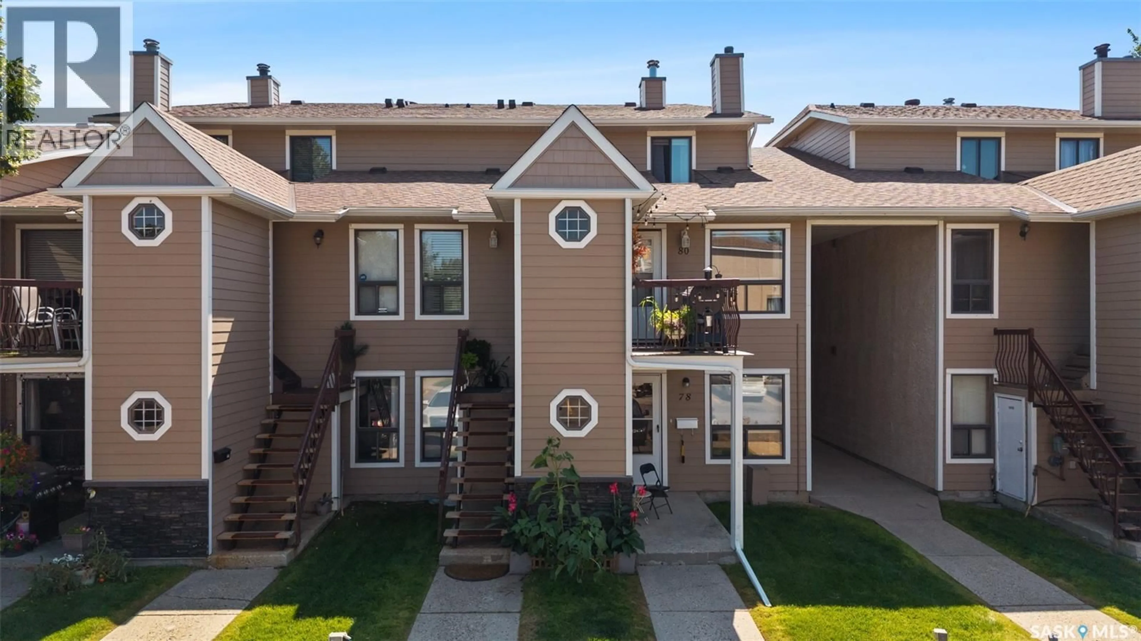 Home with vinyl exterior material, street for 80 CEDAR MEADOW DRIVE, Regina Saskatchewan S4X3J6