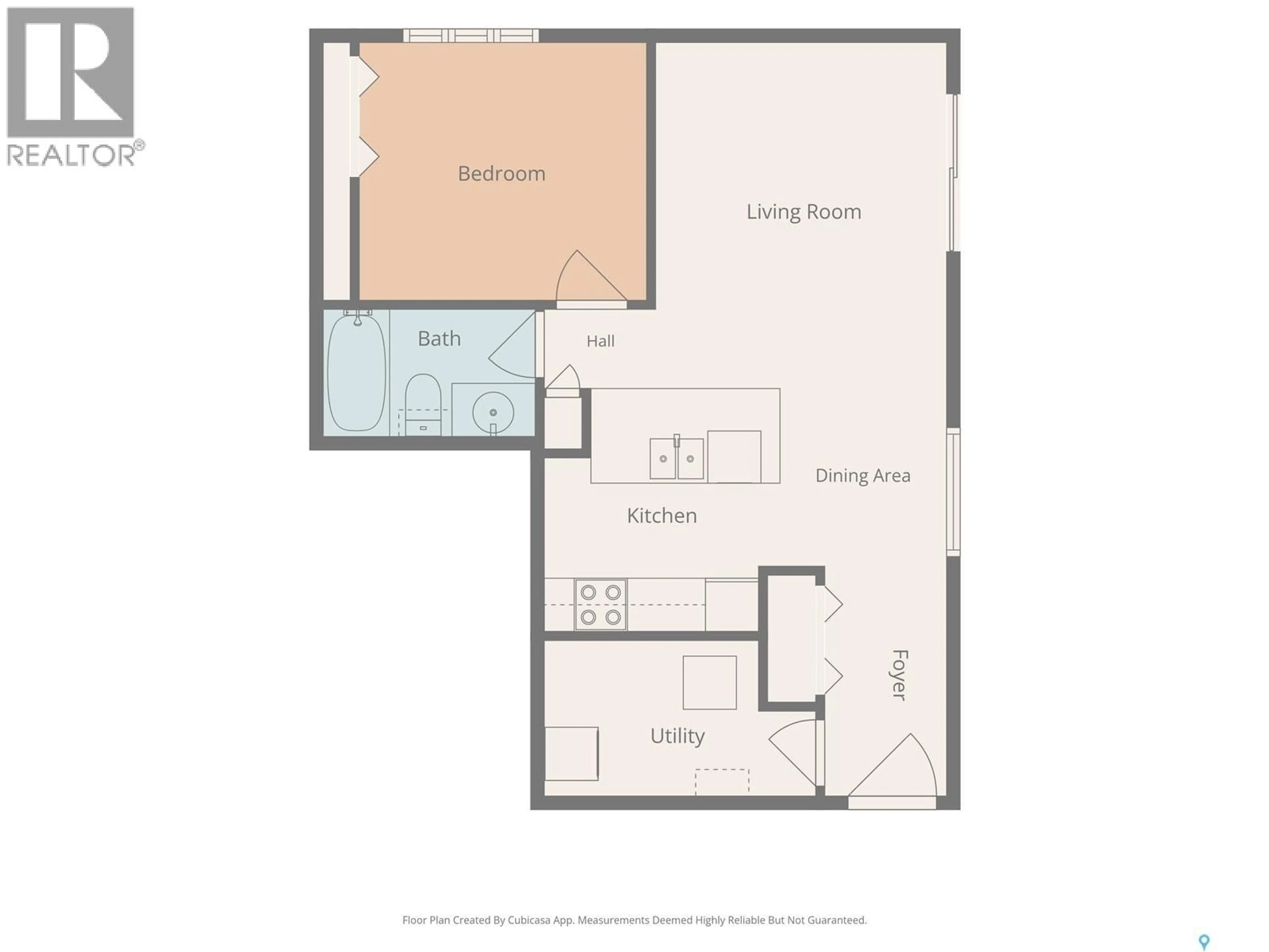 Floor plan for 106 - 312 HAMPTON CIRCLE, Saskatoon Saskatchewan S7R0C4